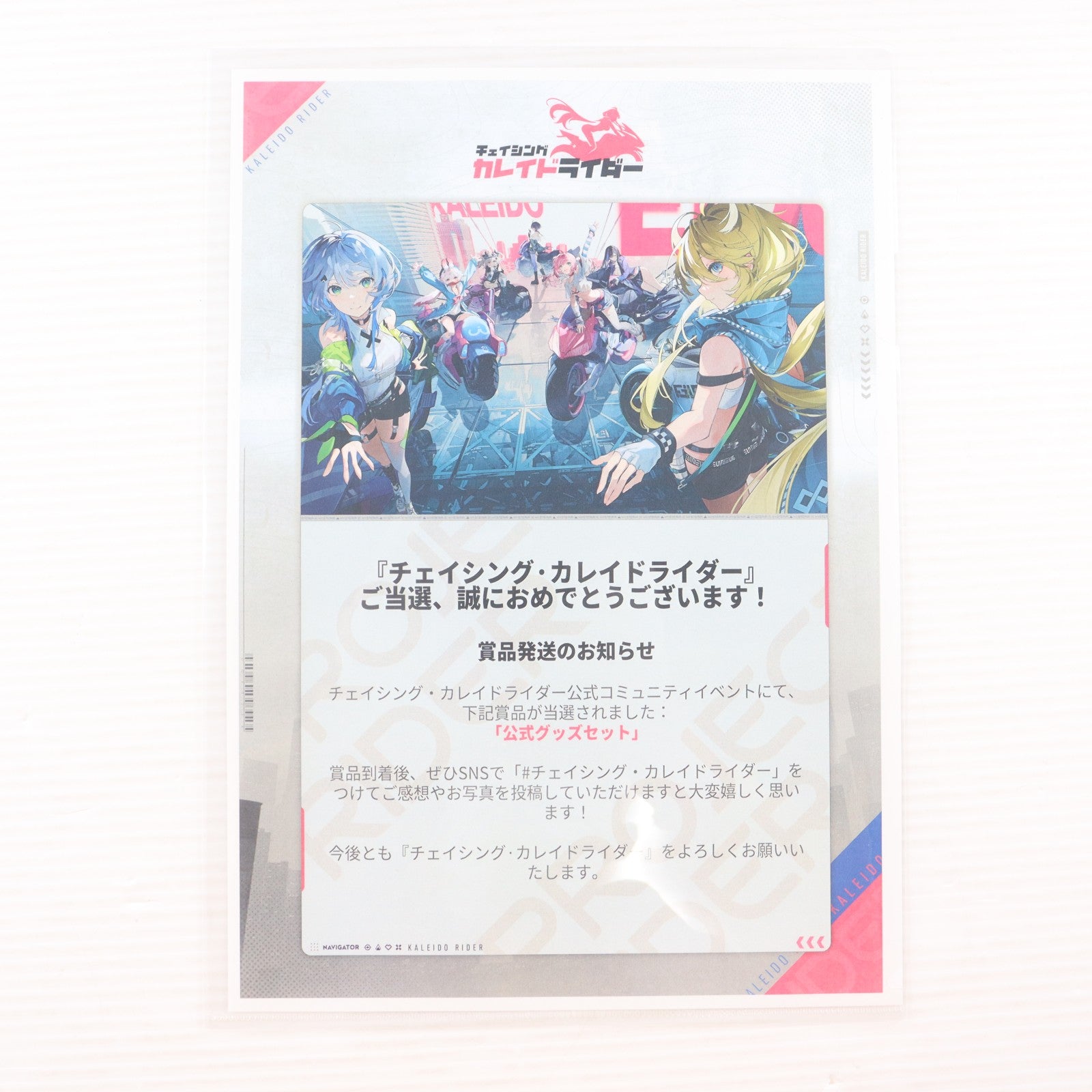 【中古即納】[GDS] チェイシング・カレイドライダー 公式グッズセット キャンペーン当選品 Fizzglee Studio(20250630)