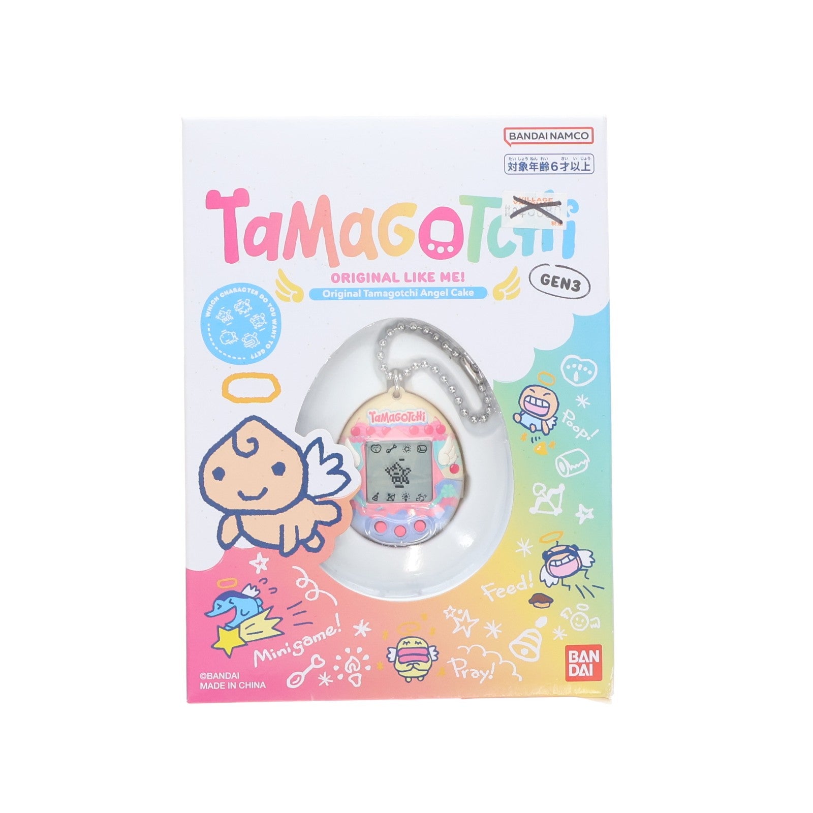 【中古即納】[TOY] Original Tamagotchi Angel Cake(オリジナルたまごっち エンジェルケーキ) 完成トイ バンダイ(20251011)