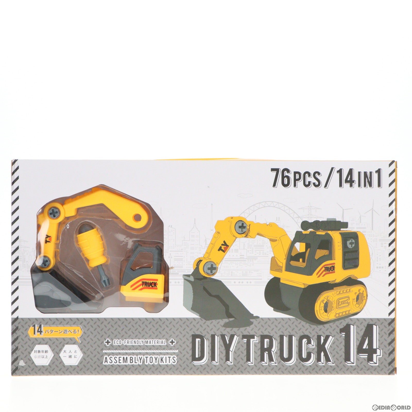 【中古即納】[TOY] DIY TRUCK14(ディーアイワイ トラック フォーティーン) 知育玩具 マグネット(20211231)