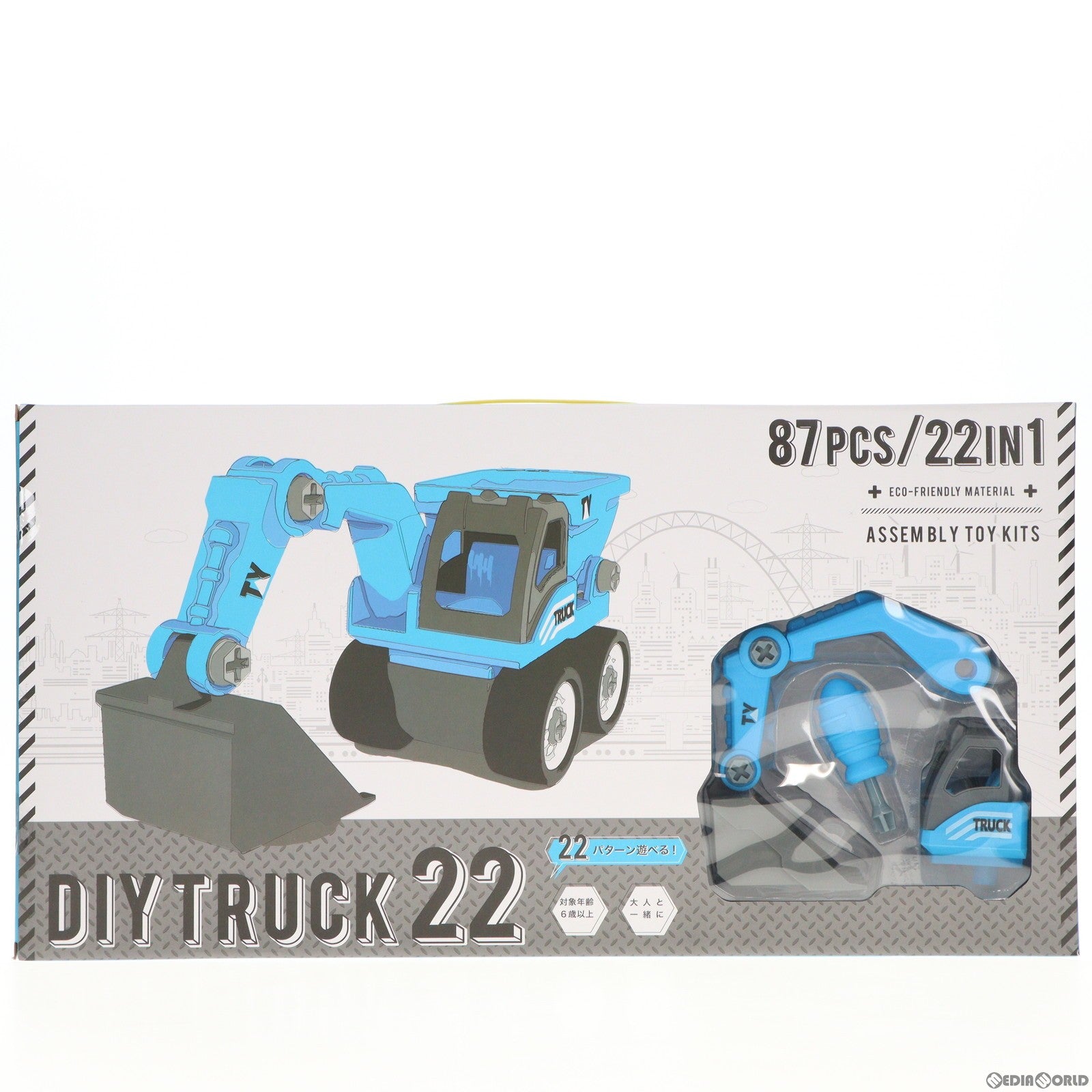 【中古即納】[TOY] DIY TRUCK22(ディーアイワイ トラック トゥエンティーツー) 知育玩具 マグネット(20211231)