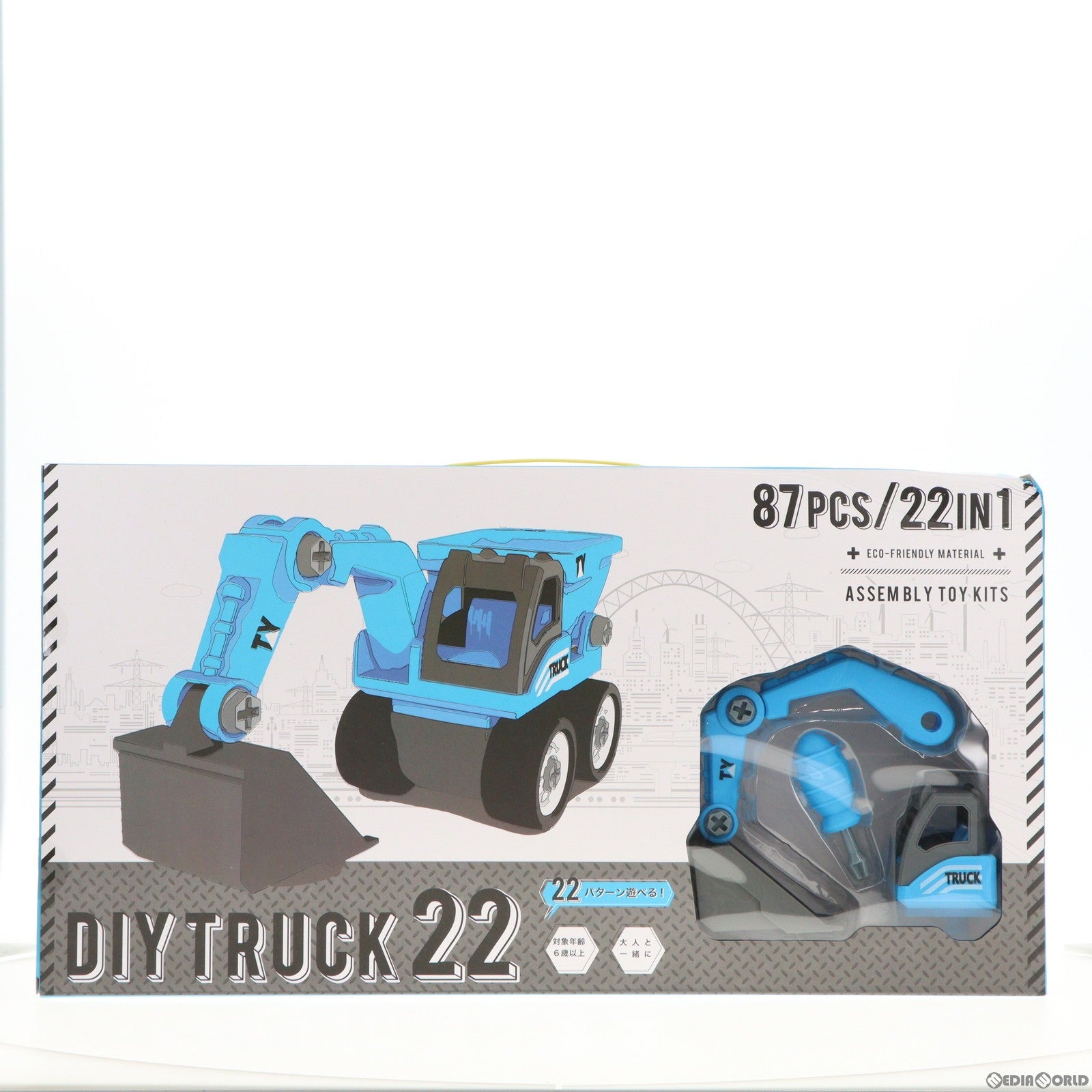 【中古即納】[TOY] DIY TRUCK22(ディーアイワイ トラック トゥエンティーツー) 知育玩具 マグネット(20211231)