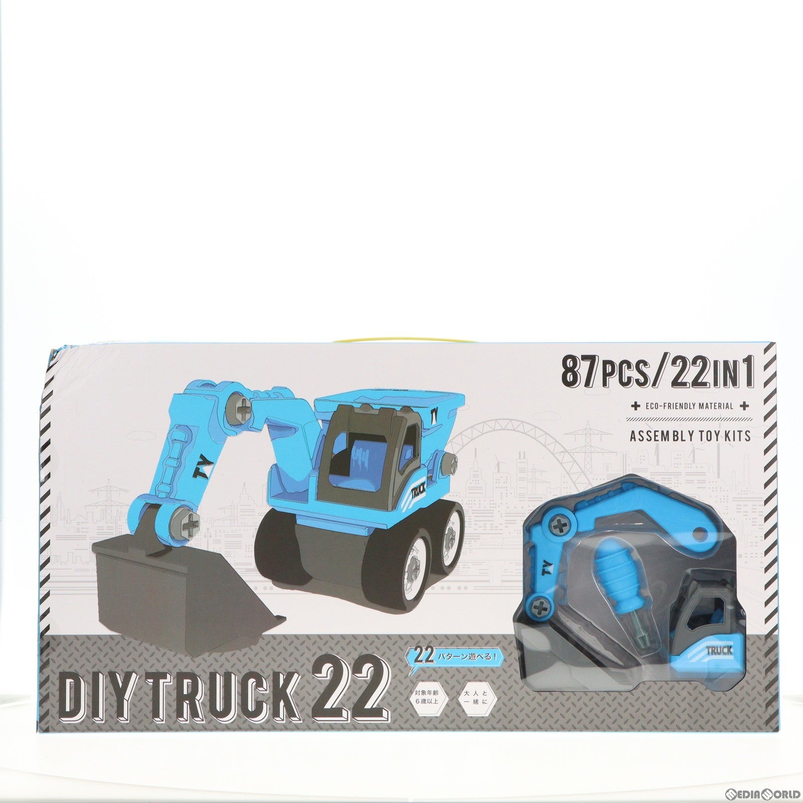 【中古即納】[TOY] DIY TRUCK22(ディーアイワイ トラック トゥエンティーツー) 知育玩具 マグネット(20211231)