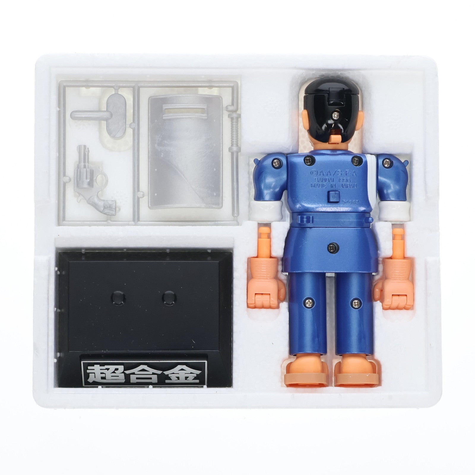 【中古即納】[TOY] 超合金 GD-02 両津勘吉(りょうつかんきち) こちら葛飾区亀有公園前派出所 完成トイ バンダイ(19961231)