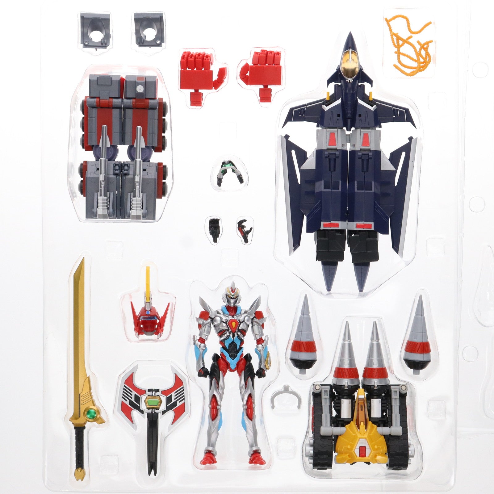 【中古即納】[TOY]2次受注仕様パーツ付属 超合体超人 DXフルパワーグリッドマン SSSS.GRIDMAN 完成トイ グッドスマイルカンパニー(20190530)