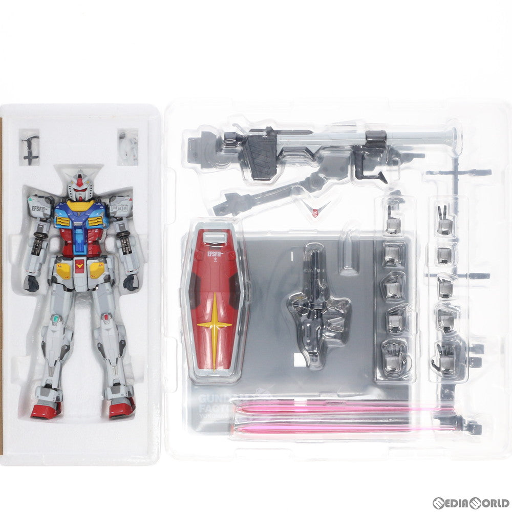 中古即納】[TOY]超合金×GUNDAM FACTORY YOKOHAMA RX-78F00 GUNDAM 機動戦士ガンダム 完成トイ GUNDAM  FACTORY YOKOHAMA&プレミアムバンダイ限定 バンダイスピリッツ