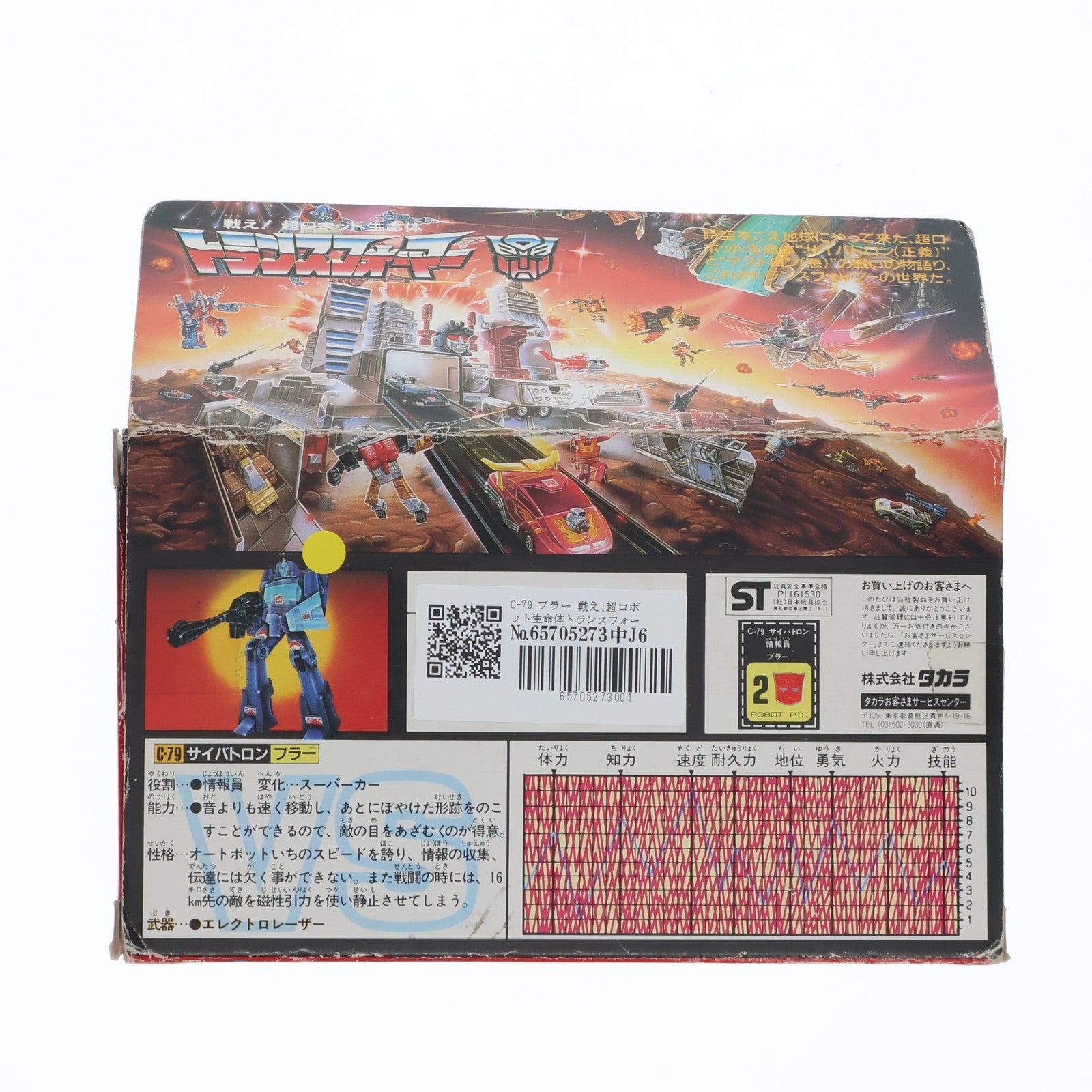 【中古即納】[TOY]C-79 ブラー 戦え!超ロボット生命体トランスフォーマー 完成トイ タカラ(19861231)