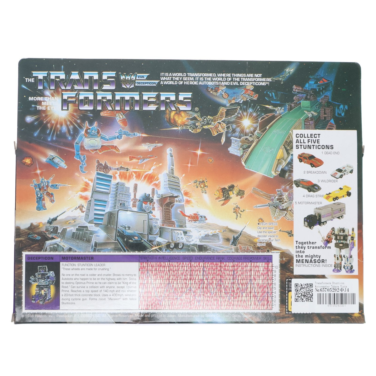 【中古即納】[TOY] STUNTICON LEADER MOTORMASTER(スタンティコン リーダー モーターマスター) 戦え!超ロボット生命体トランスフォーマー 完成トイ(5863) ハズブロ(19861231)