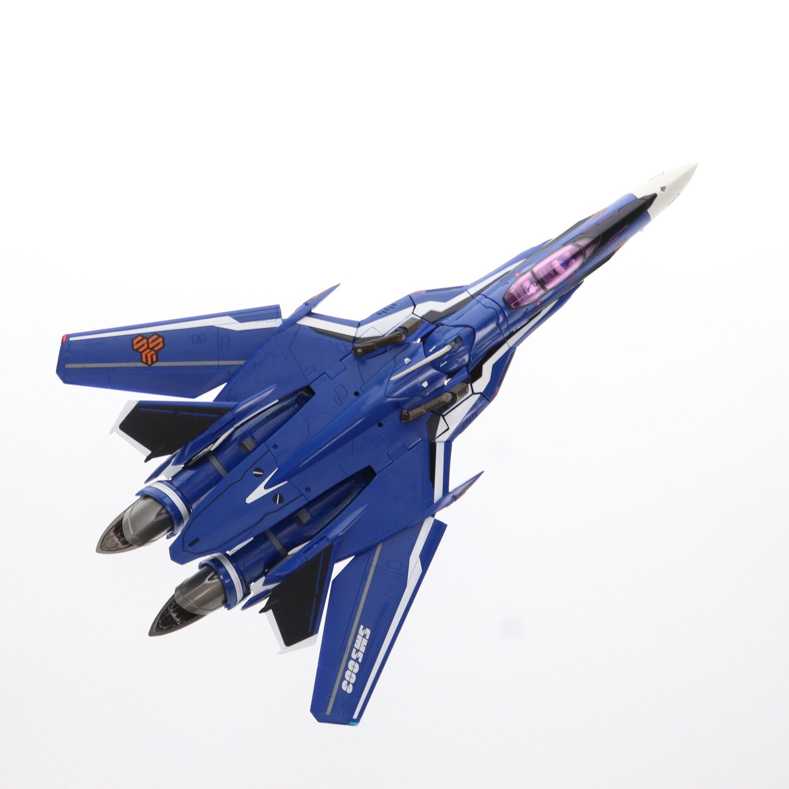 【中古即納】[TOY]DX超合金 VF-25G メサイアバルキリー(ミハエル・ブラン機) リニューアルVer. 劇場版マクロスF(フロンティア) 恋離飛翼～サヨナラノツバサ～ 完成トイ バンダイ(20120929)