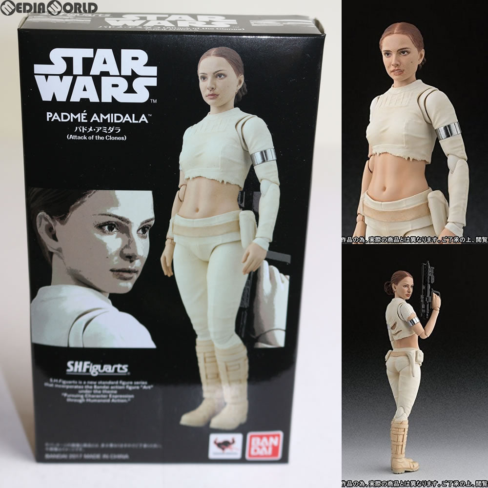 【中古即納】[TOY]魂ウェブ商店限定 S.H.Figuarts(フィギュアーツ) パドメ・アミダラ STAR WARS(スター・ウォーズ) エピソード2/クローンの攻撃 完成品 可動フィギュア バンダイ(20170630)