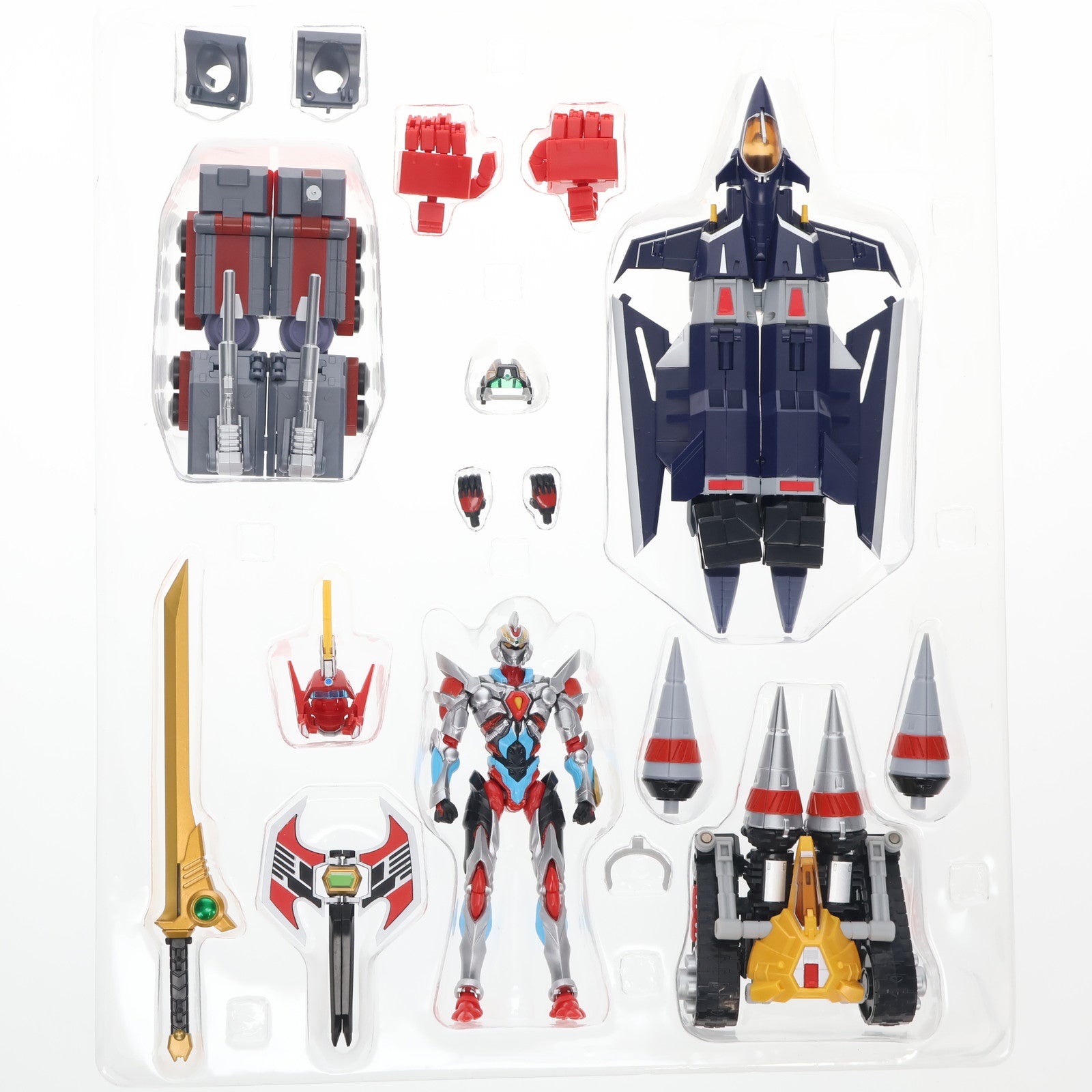 【中古即納】[TOY] 2次受注仕様パーツ無し 超合体超人 DXフルパワーグリッドマン SSSS.GRIDMAN(グリッドマン) 完成トイ グッドスマイルカンパニー(20190530)
