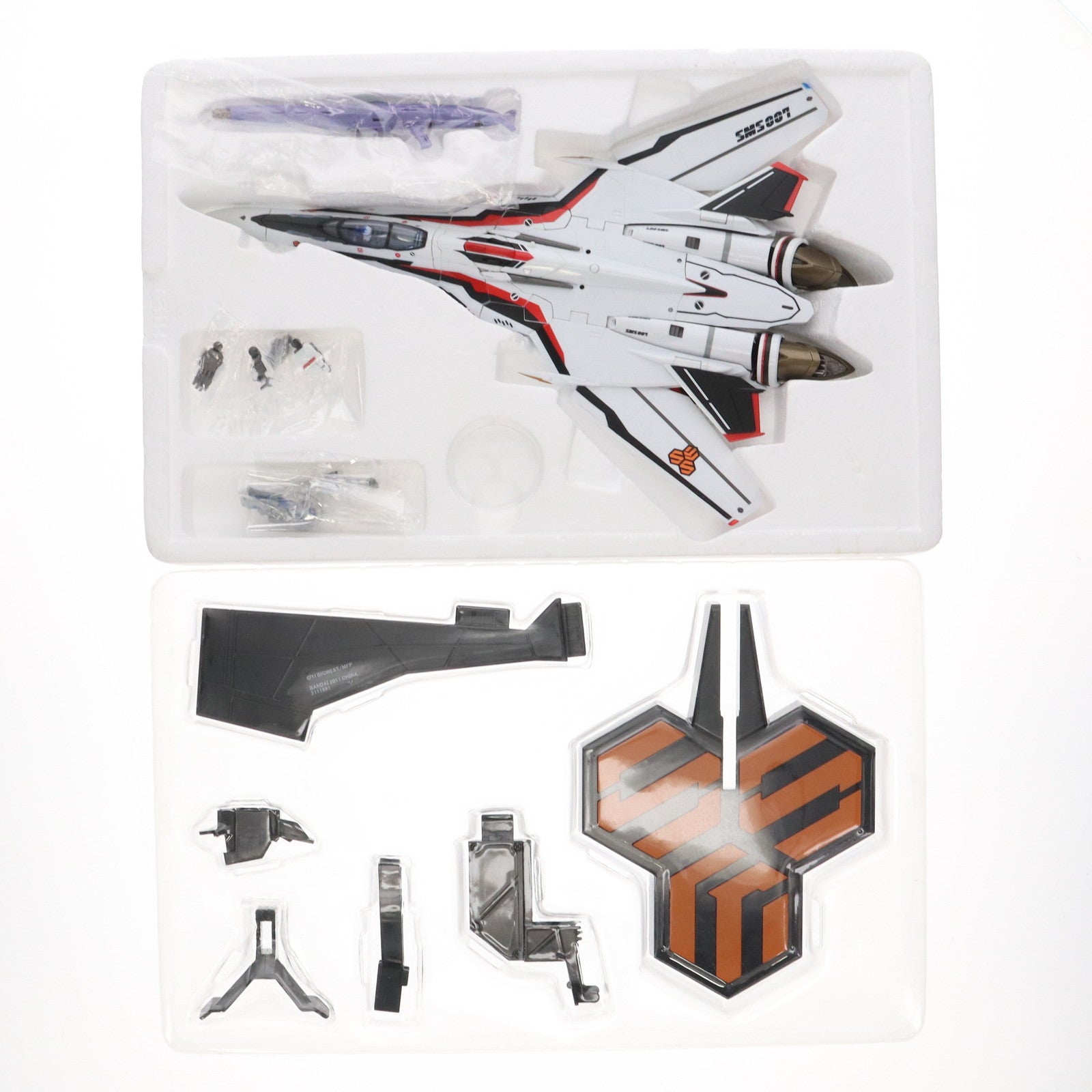 【中古即納】[TOY]DX超合金 VF-25F メサイアバルキリー(早乙女アルト機) リニューアルVer. マクロスF(フロンティア) 完成トイ バンダイ(20140712)