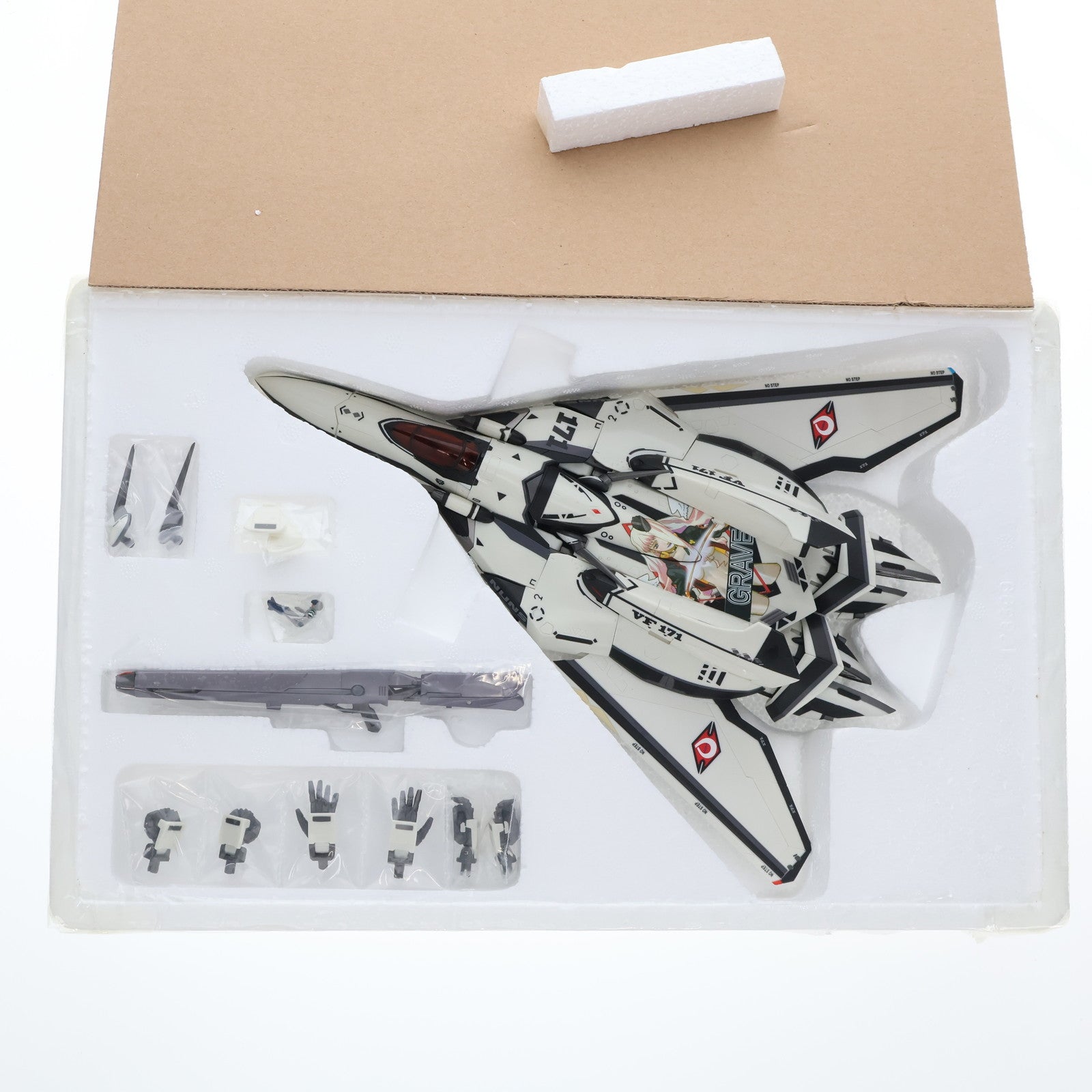 【中古即納】[TOY]魂ウェブ商店限定 DX超合金 VF-171EX ナイトメアプラスEX(マルヤマ機) アーマードパーツセット マクロスF(フロンティア) 完成トイ バンダイ(20150630)