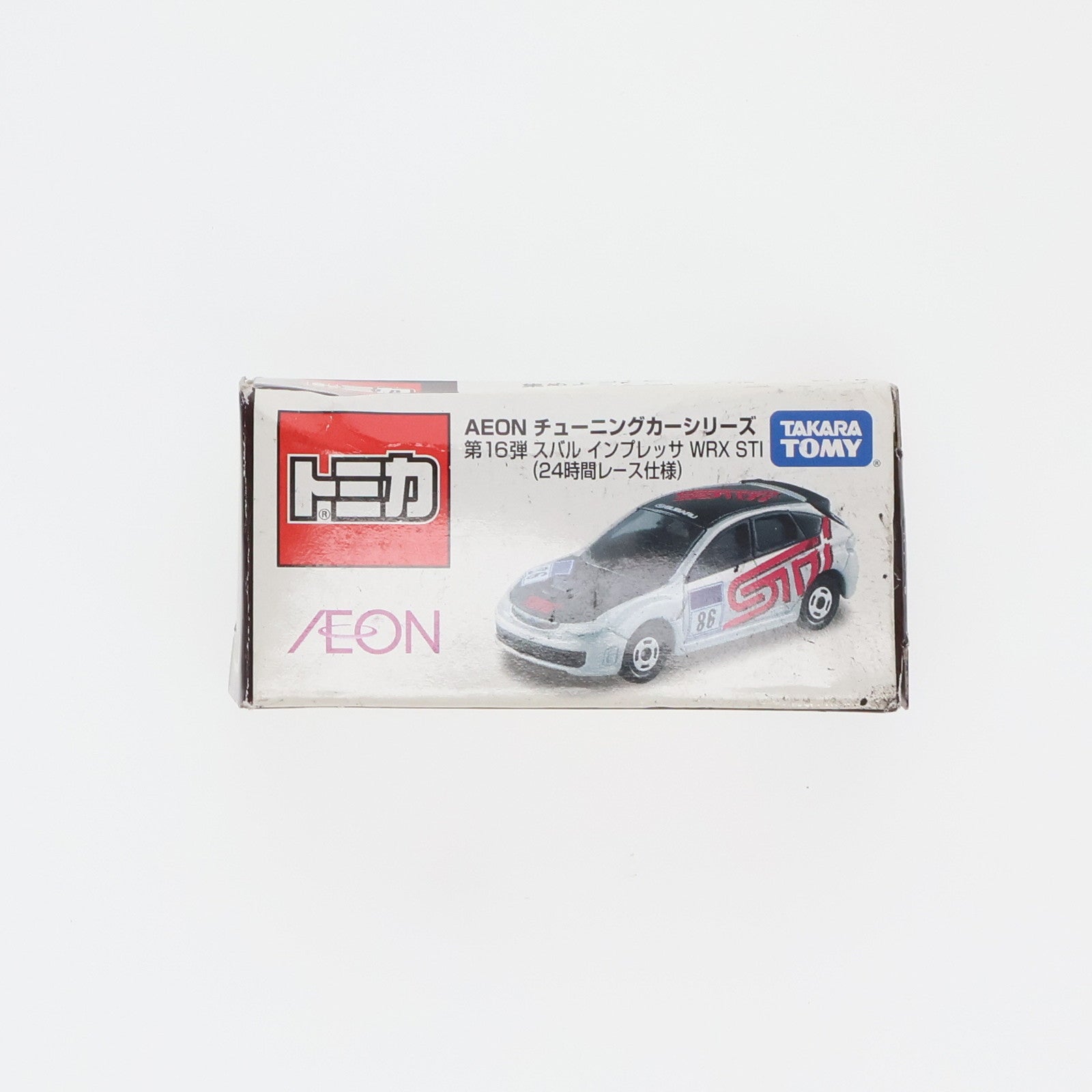 【中古即納】[MDL] トミカ AEON チューニングカーシリーズ 第16弾 1/59 スバル インプレッサ WRX STI 24時間レース仕様 #86(シルバー×ブラック) イオン特注 完成品 ミニカー タカラトミー(20140920)