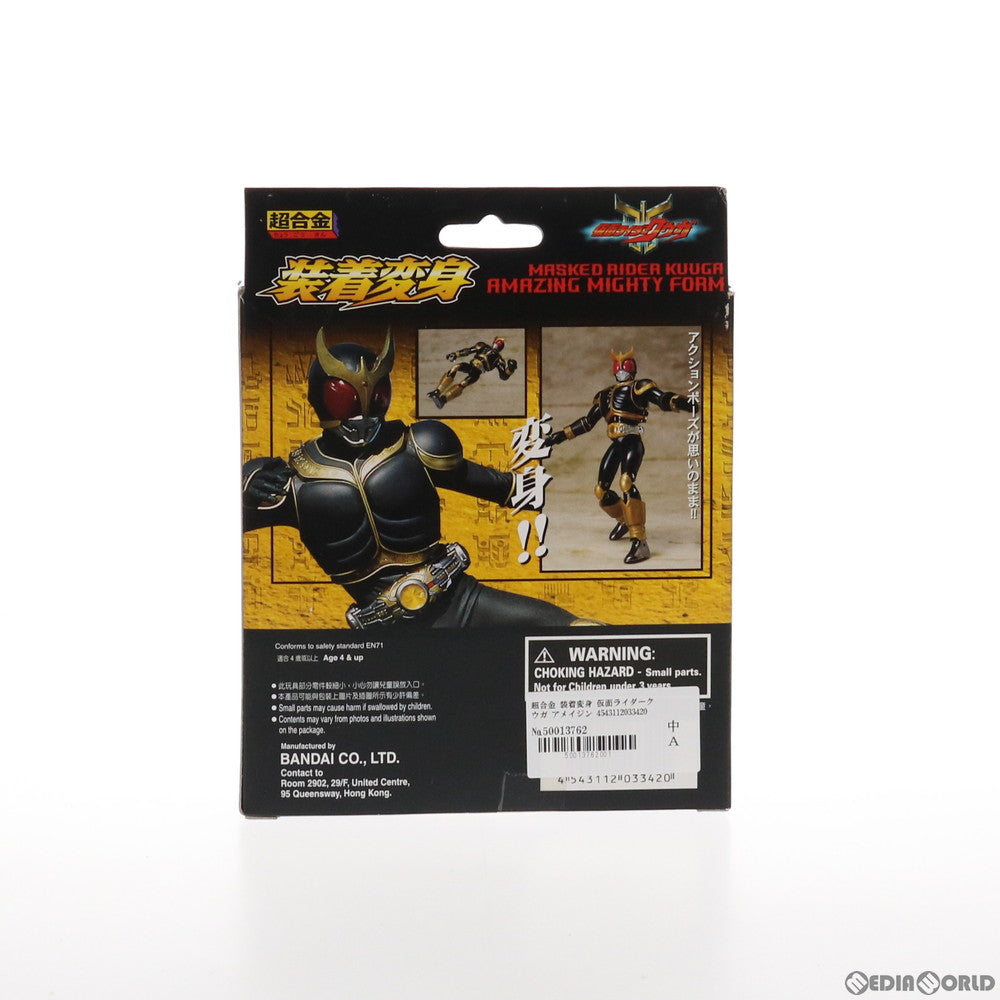 【中古即納】[TOY] 超合金 装着変身 仮面ライダークウガ アメイジングマイティフォーム 香港版 完成トイ バンダイ(20021231)