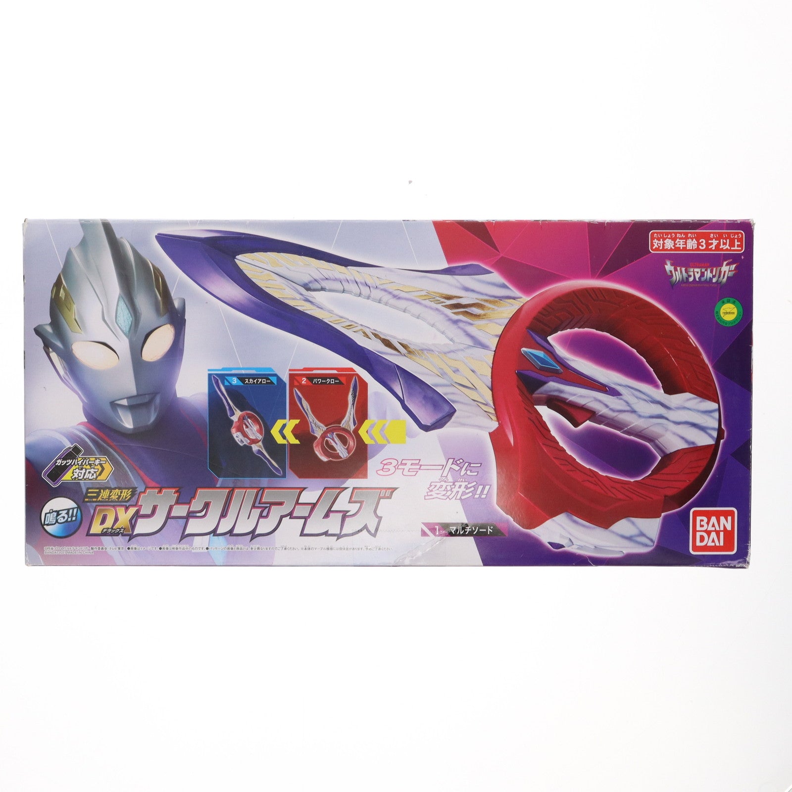 【中古即納】[TOY] 三連変形 DXサークルアームズ ウルトラマントリガー NEW GENERATION TIGA 完成トイ バンダイ(20210724)