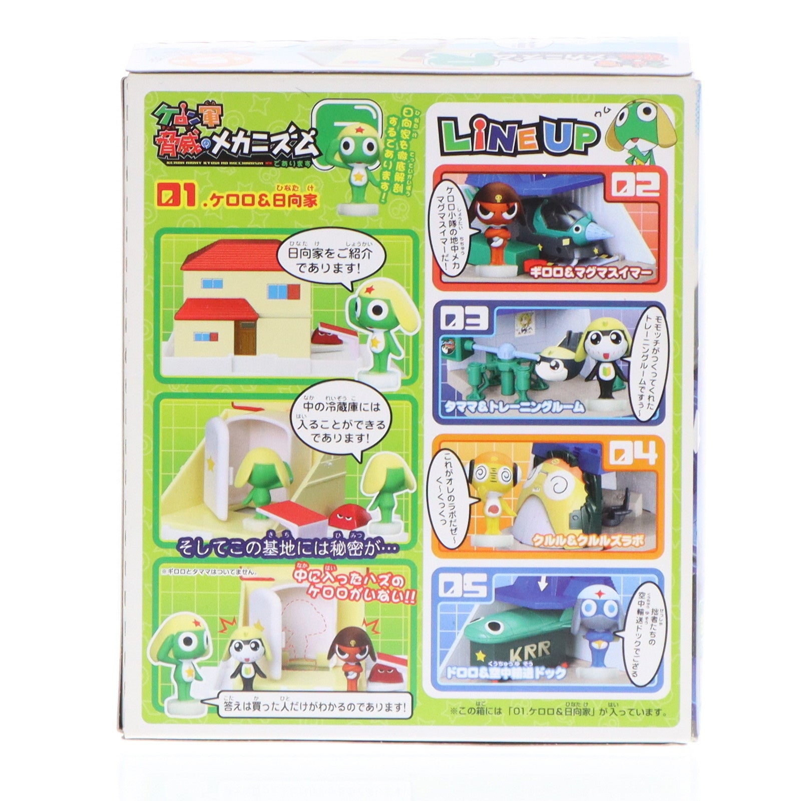 【中古即納】[TOY] (単品)(食玩) 01.ケロロ&日向家 ケロロ軍曹 ケロン軍脅威のメカニズムでありますR 組立トイ バンダイ(20061130)