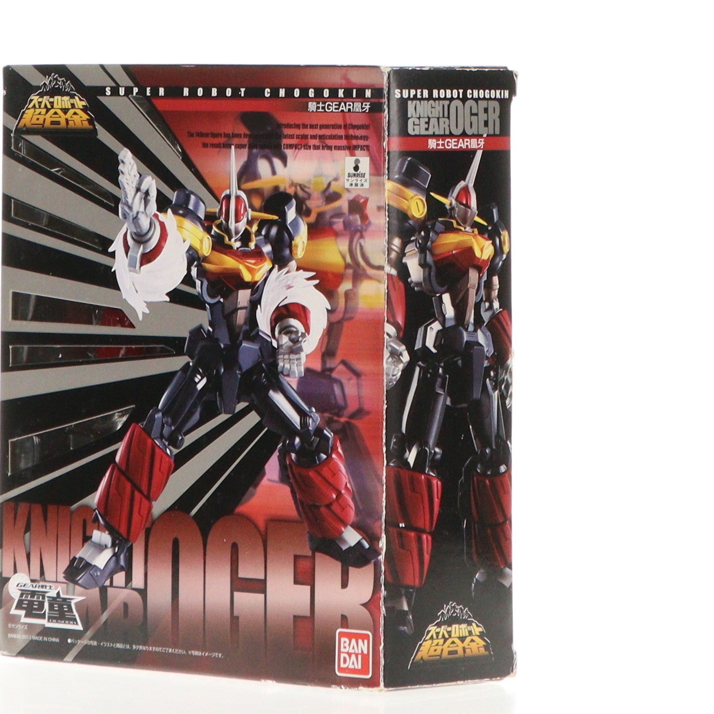 【中古即納】[TOY] スーパーロボット超合金 騎士GEAR 凰牙(ナイトギアオウガ) GEAR戦士電童(ギアファイターでんどう) 完成トイ バンダイ(20110325)