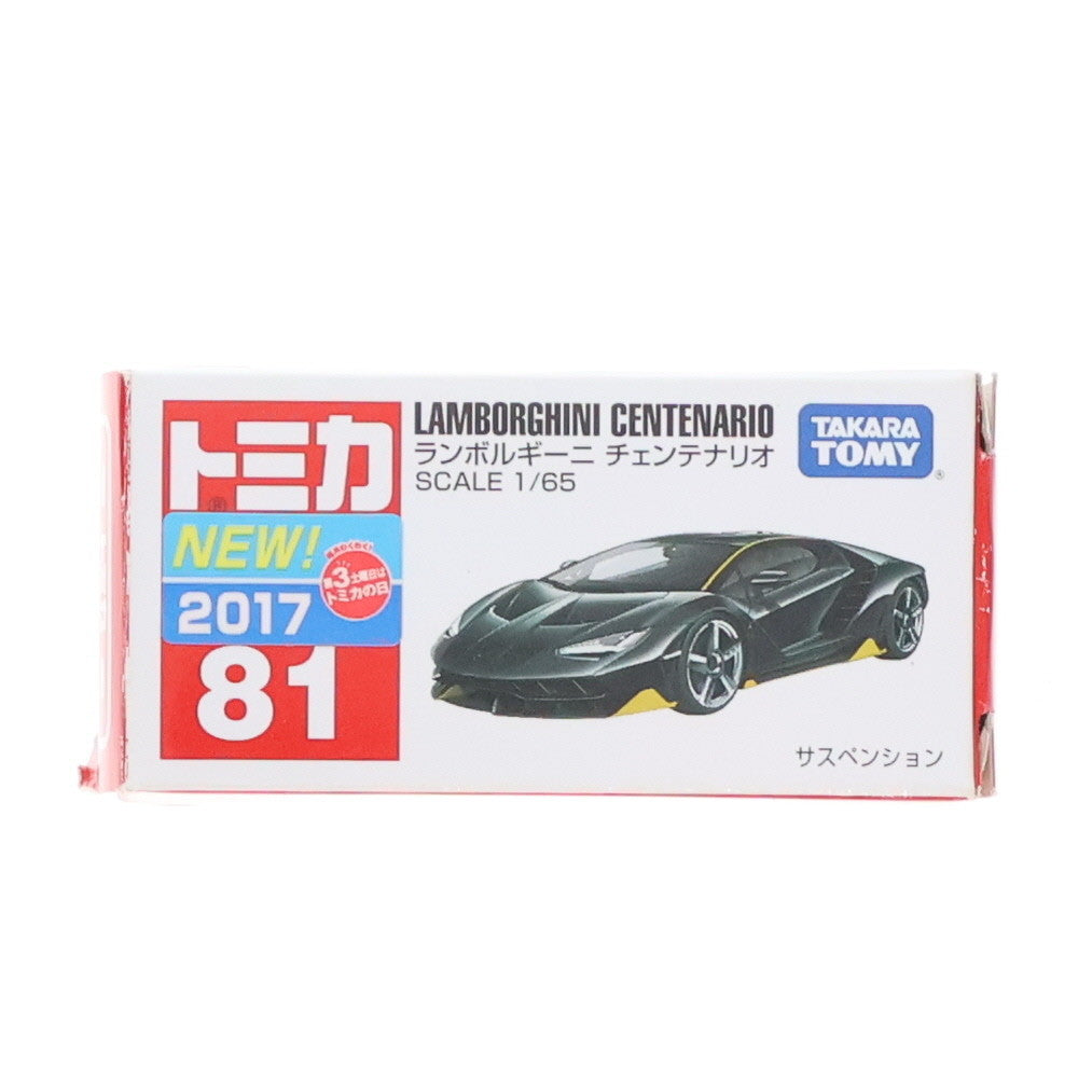 【中古即納】[MDL] トミカ No.81 1/65 ランボルギーニ チェンテナリオ(ブラック) 完成品 ミニカー タカラトミー(20170218)