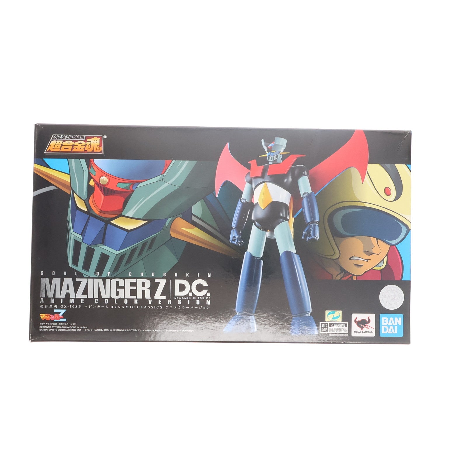 【中古即納】[TOY] 超合金魂 GX-70SP マジンガーZ D.C. アニメカラーバージョン 完成トイ 画業50年突破記念 永井GO展&魂ウェブ商店限定 バンダイスピリッツ(20180908)
