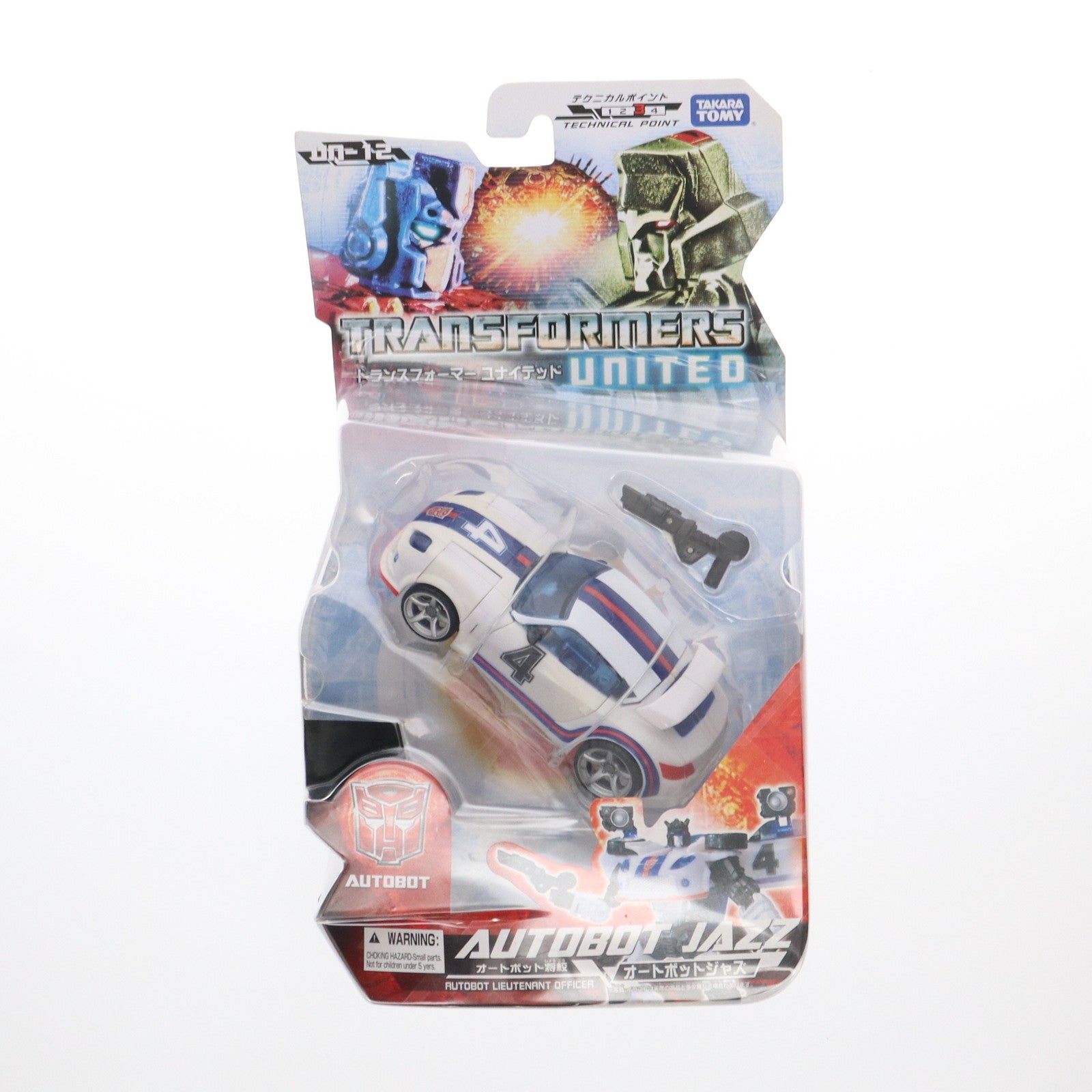 【中古即納】[TOY] トランスフォーマー ユナイテッド UN-12 オートボットジャズ 完成トイ タカラトミー(20110129)