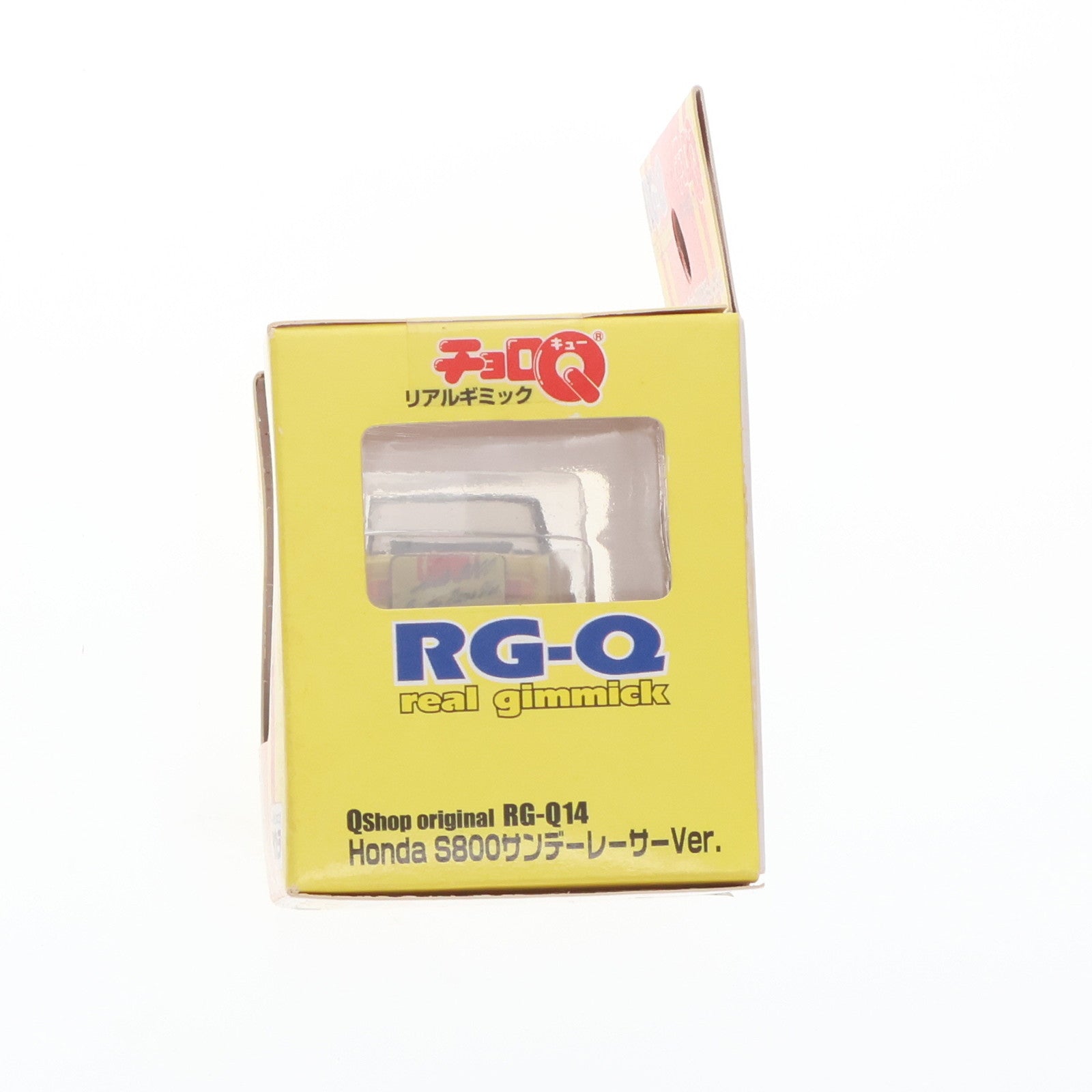 【中古即納】[MDL] Qショップ限定 リアルギミックチョロQ RG-Q14 ホンダ S800 サンデーレーサーVer.(イエロー&レンジ) 完成品 ミニカー タカラ(20040625)