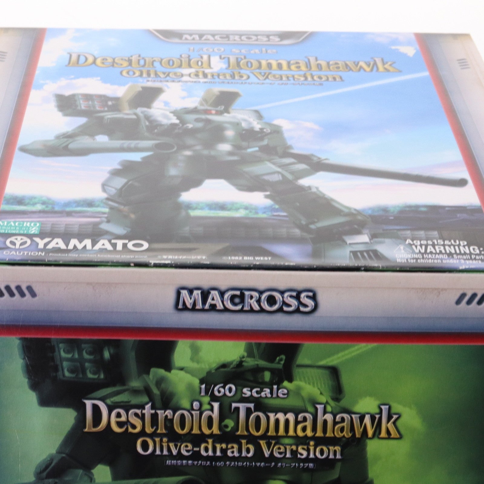 【中古即納】[TOY] 完全変形 1/60 デストロイド・トマホーク オリーブドラブ版 超時空要塞マクロス 愛・おぼえていますか 完成トイ YAMATO(やまと)(20090228)