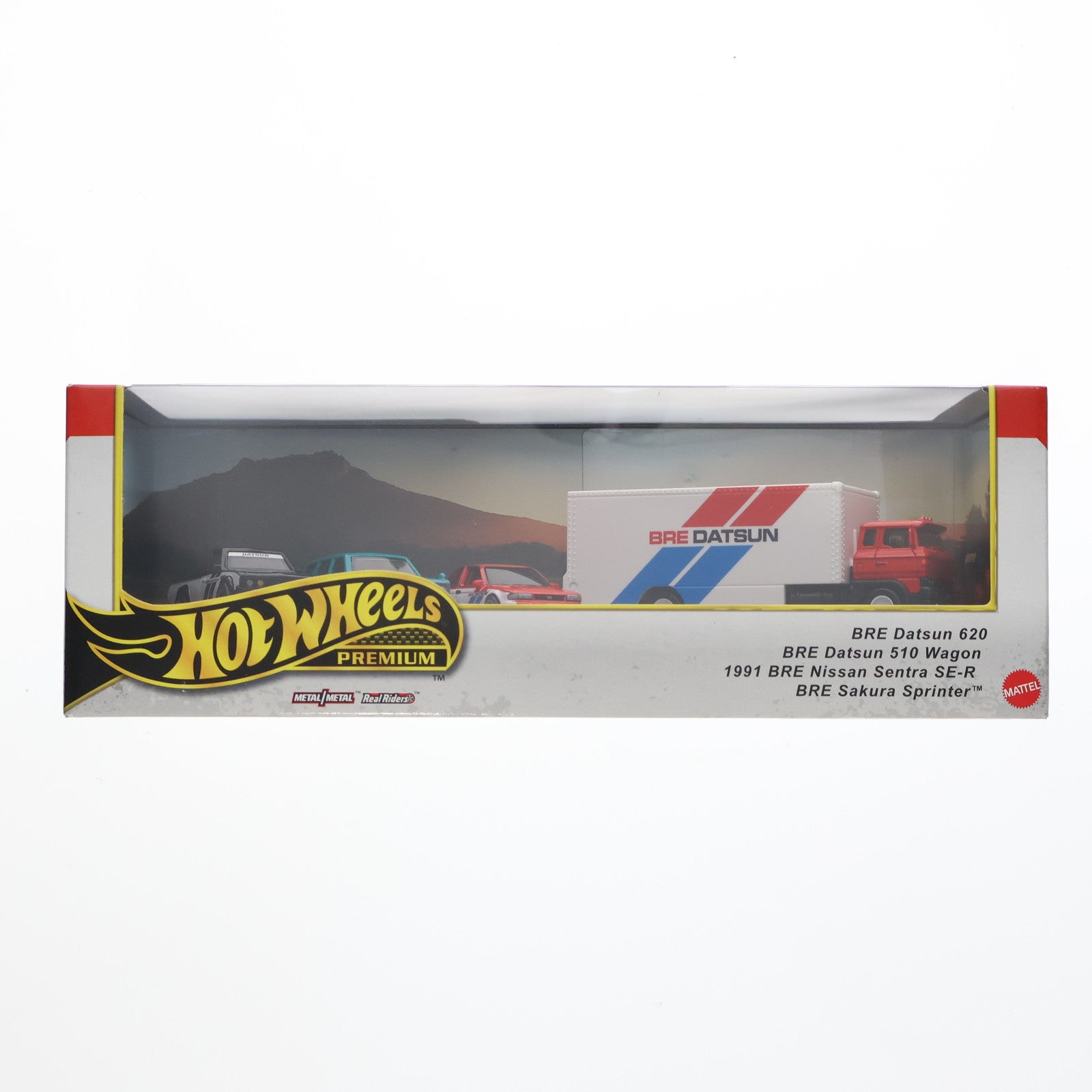 【中古即納】[MDL] Hot Wheels(ホットウィール) プレミアムコレクターセット 1/64 BRE ダットサン 完成品 ミニカー(HRT52-9864) マテル(20240727)