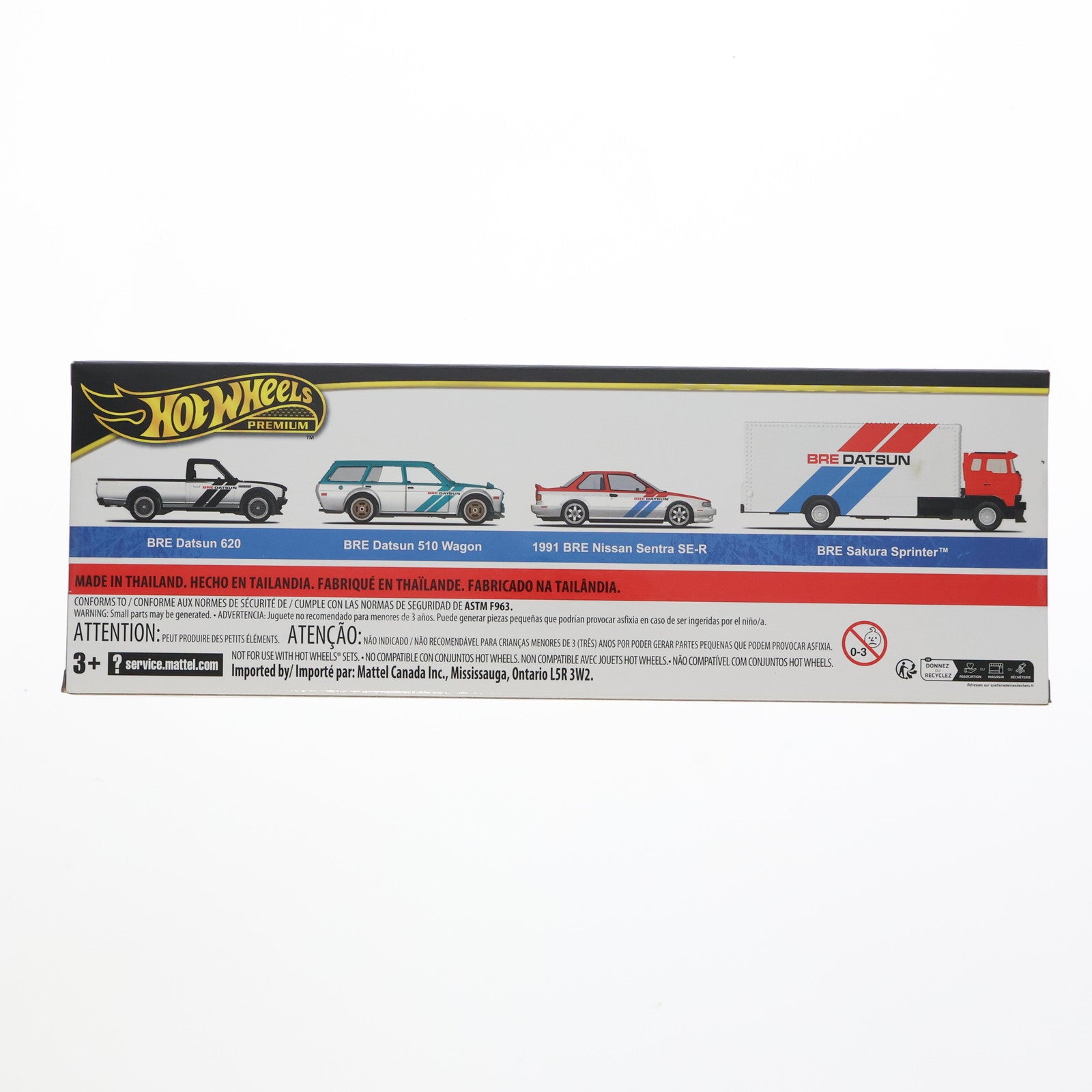 【中古即納】[MDL] Hot Wheels(ホットウィール) プレミアムコレクターセット 1/64 BRE ダットサン 完成品 ミニカー(HRT52-9864) マテル(20240727)