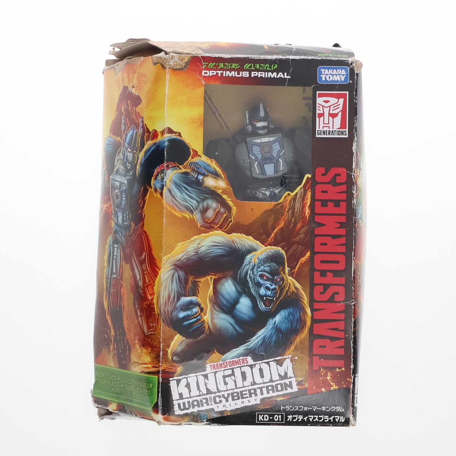 【中古即納】[TOY] トランスフォーマー キングダムシリーズ KD-01 オプティマスプライマル 完成トイ タカラトミー(20210327)