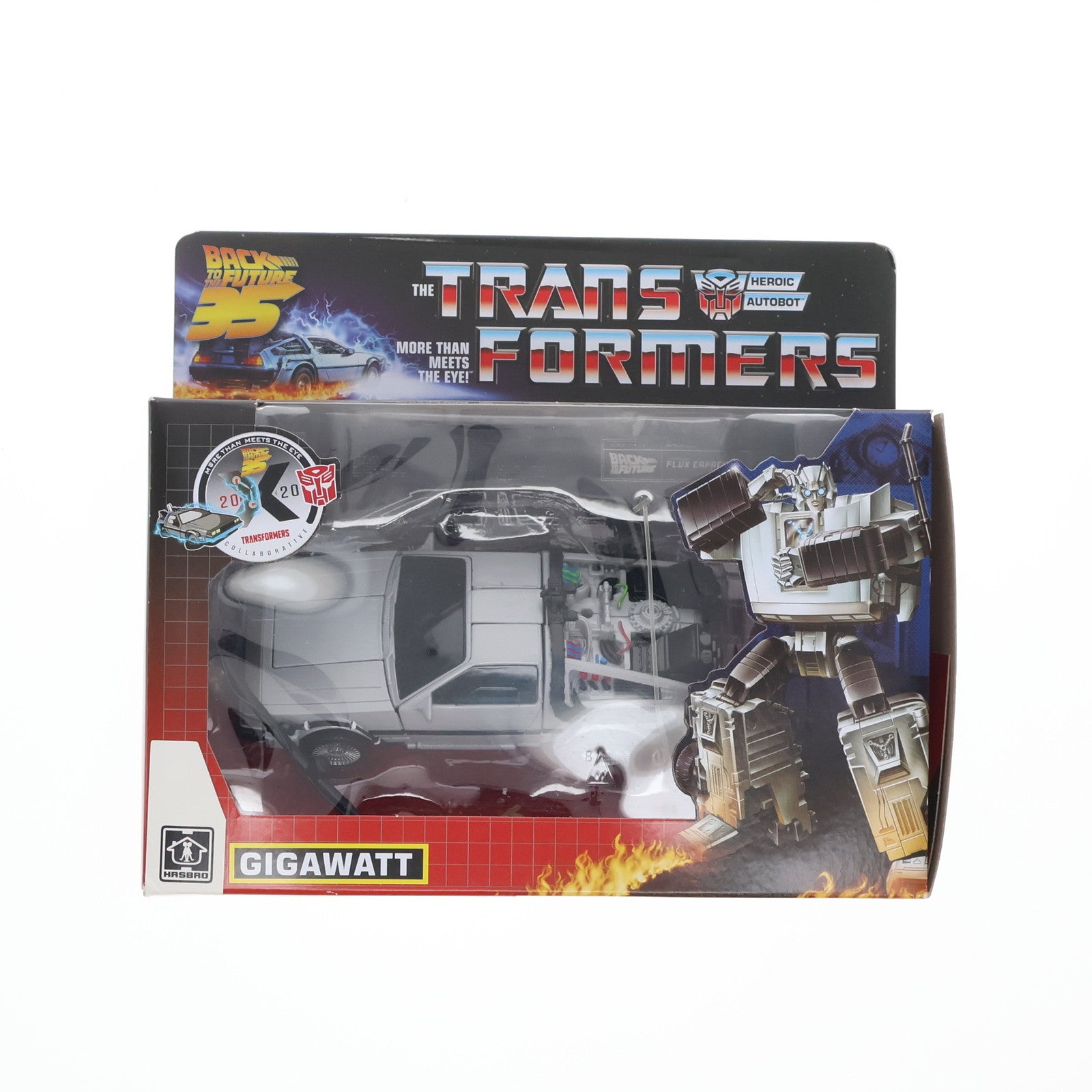 【中古即納】[TOY] GIGAWATT(ギガワット) バック・トゥ・ザ・フューチャー×トランスフォーマー コラボレーティブ2020 完成トイ タカラトミーモール&サイバトロンサテライトショップ限定 タカラトミー(20201017)