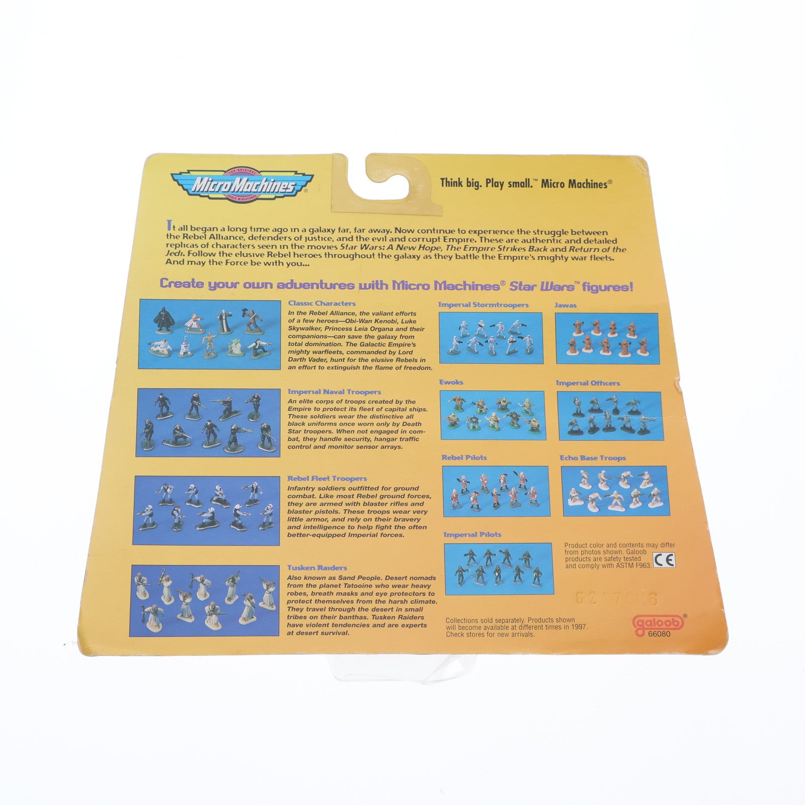 【中古即納】[TOY] Micro Machines Classic Characters(クラシック キャラクターズ) STAR WARS(スター・ウォーズ) 完成トイ(66158) galoob(ガルーブ)(19961231)