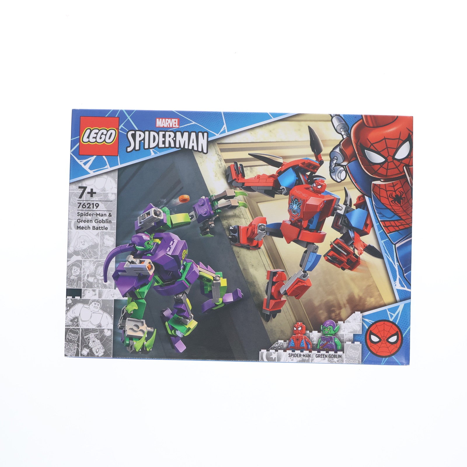 【中古即納】[TOY] LEGO(レゴ) スーパーヒーローズ スパイダーマンとグリーン・ゴブリンのメカスーツバトル 組立トイ(76219) LEGO(レゴ)(20230630)