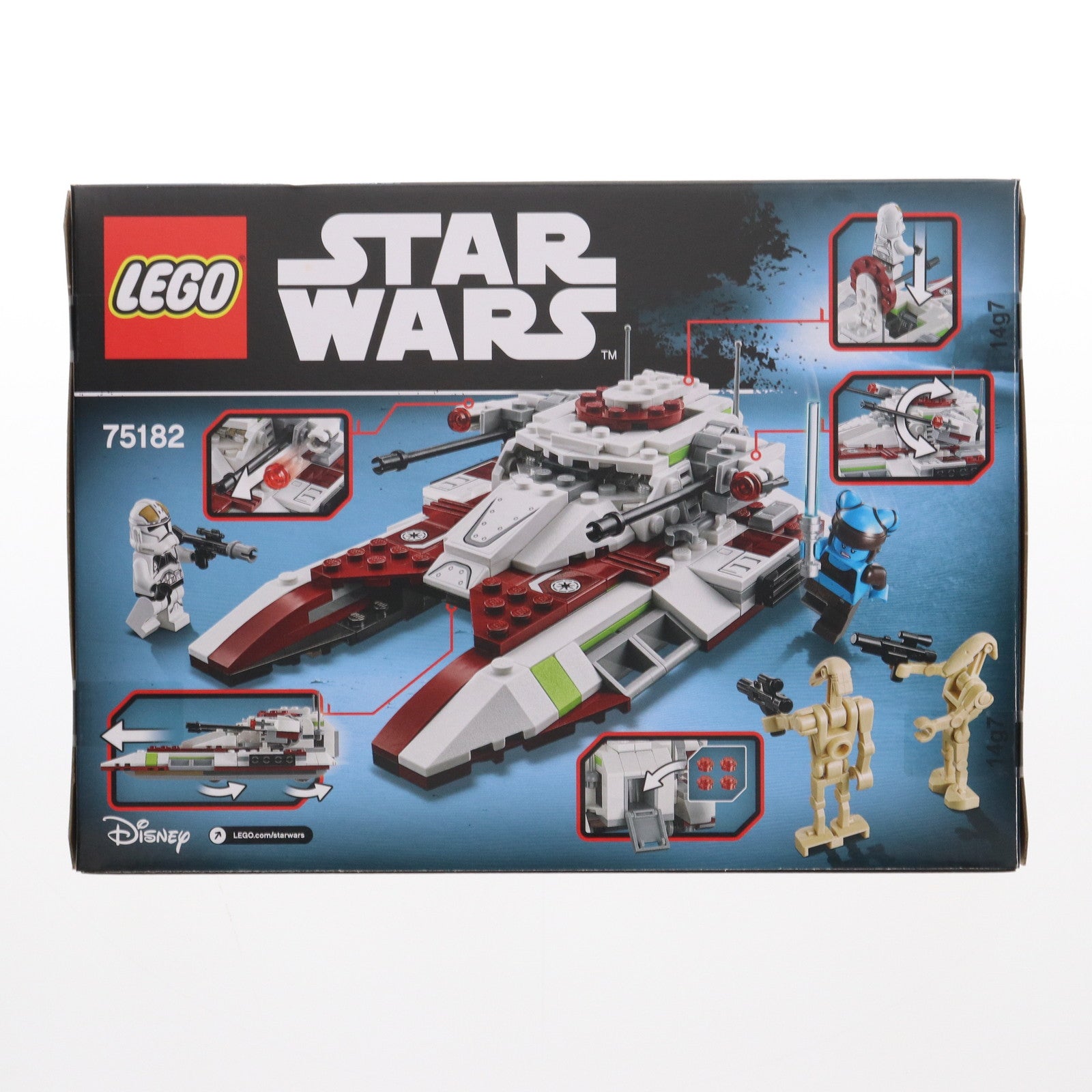 【中古即納】[TOY] LEGO(レゴ) スター・ウォーズ リパブリック ファイター タンク STAR WARS 組立トイ(75182) LEGO(レゴ)(20170602)