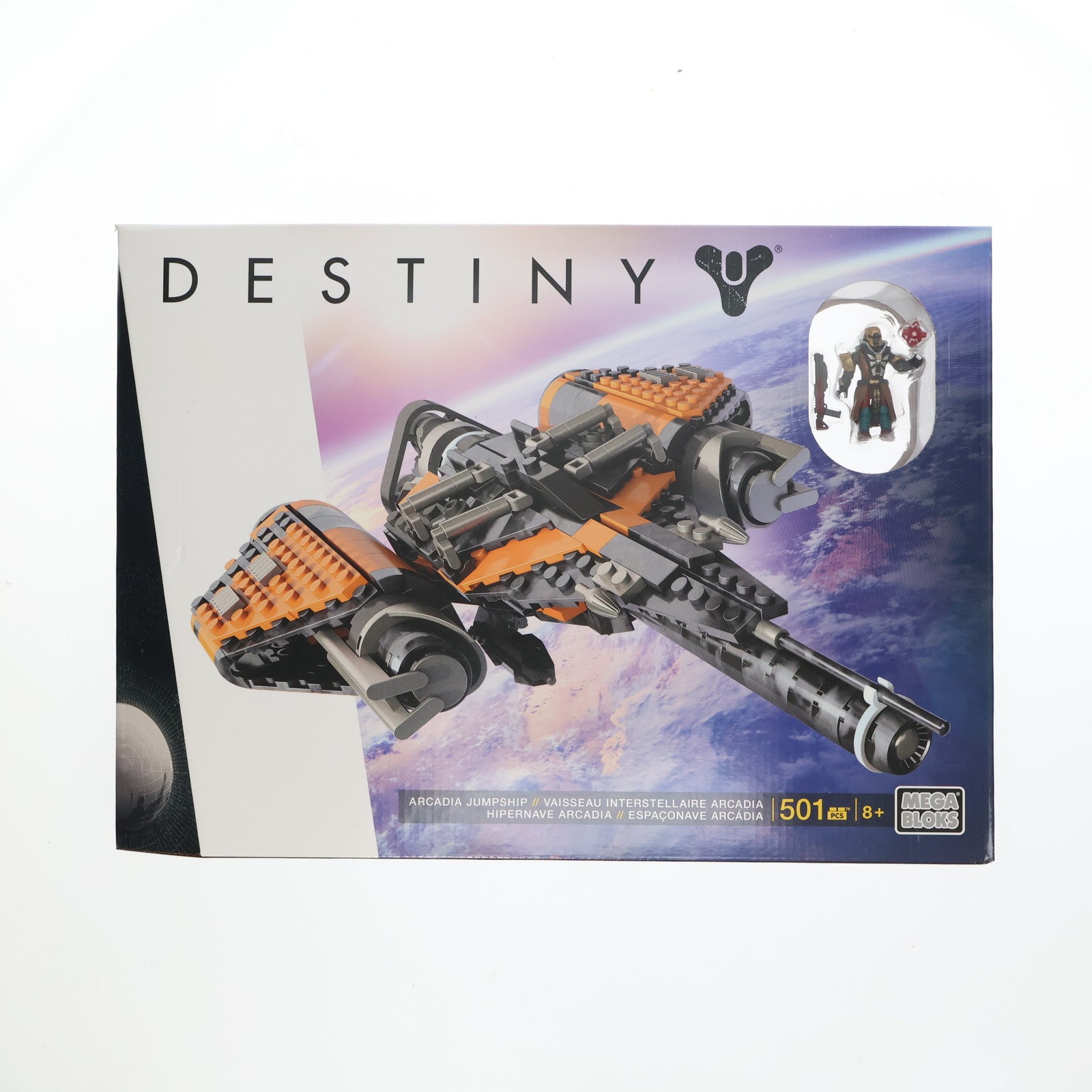 【中古即納】[TOY] メガブロック アルカディア級ジャンプシップ Destiny(デスティニー) 組立トイ(DPJ12) マテル(20160916)