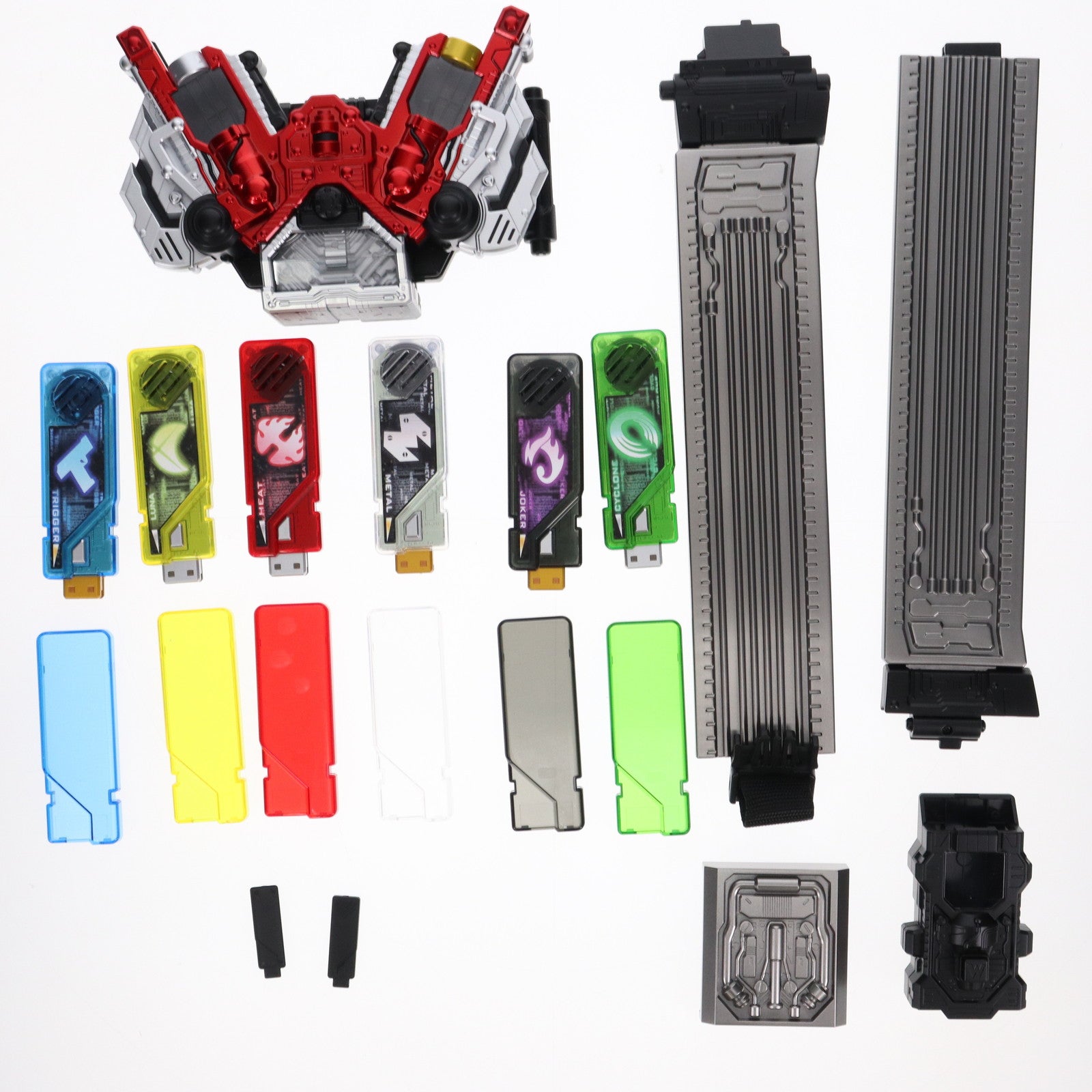 【中古即納】[TOY] プレミアムバンダイ限定 コンプリートセレクションモディフィケーション CSMダブルドライバーver.2 仮面ライダーW(ダブル) 完成トイ バンダイ(20250228)