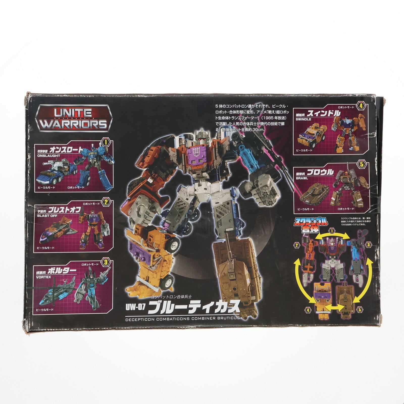 【中古即納】[TOY] トランスフォーマー ユナイトウォリアーズ UW07 ブルーティカス 完成トイ タカラトミー(20160625)