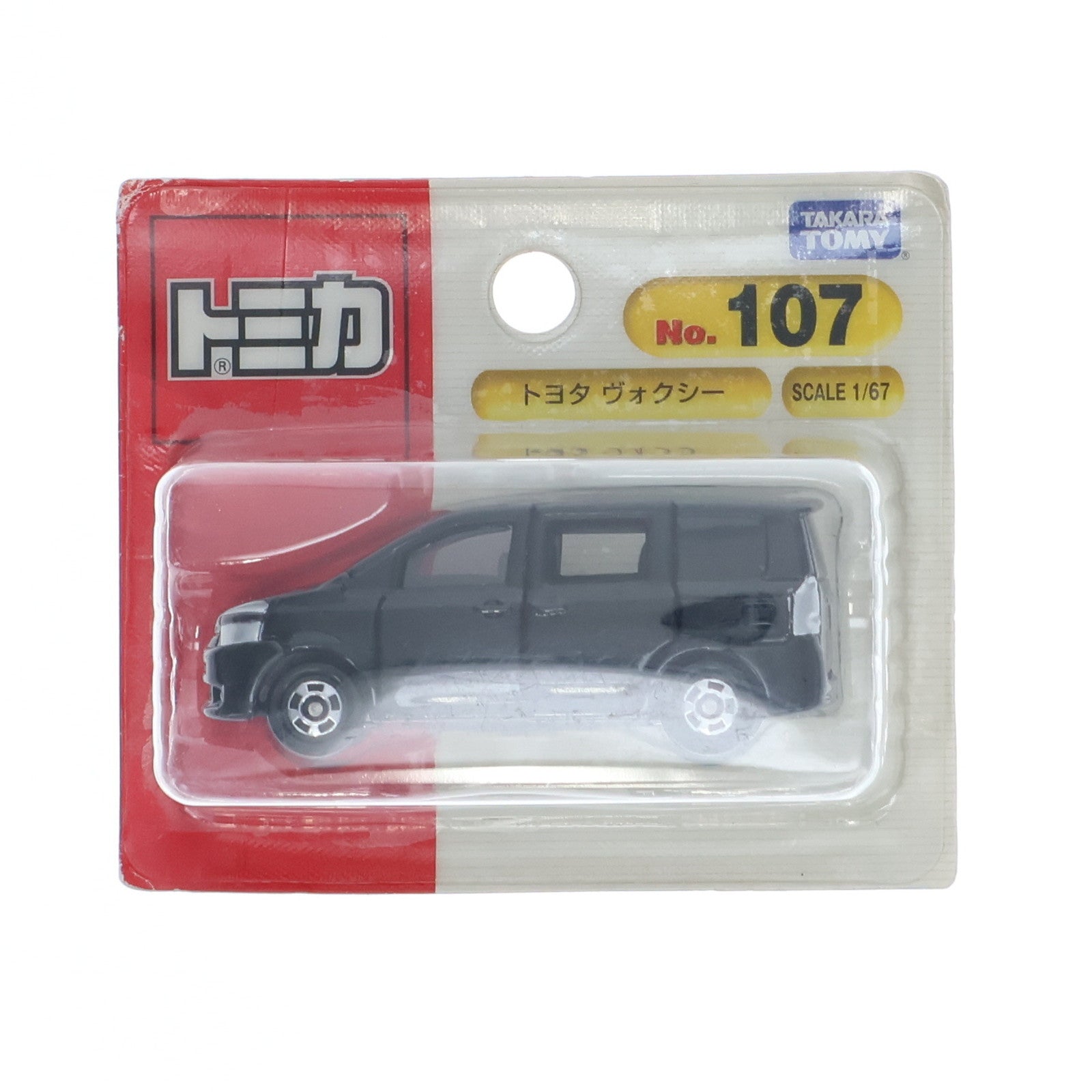 【中古即納】[MDL] トミカ No.107 1/67 トヨタ ヴォクシー(ブラック/中国製) 完成品 ミニカー タカラトミー(19991231)