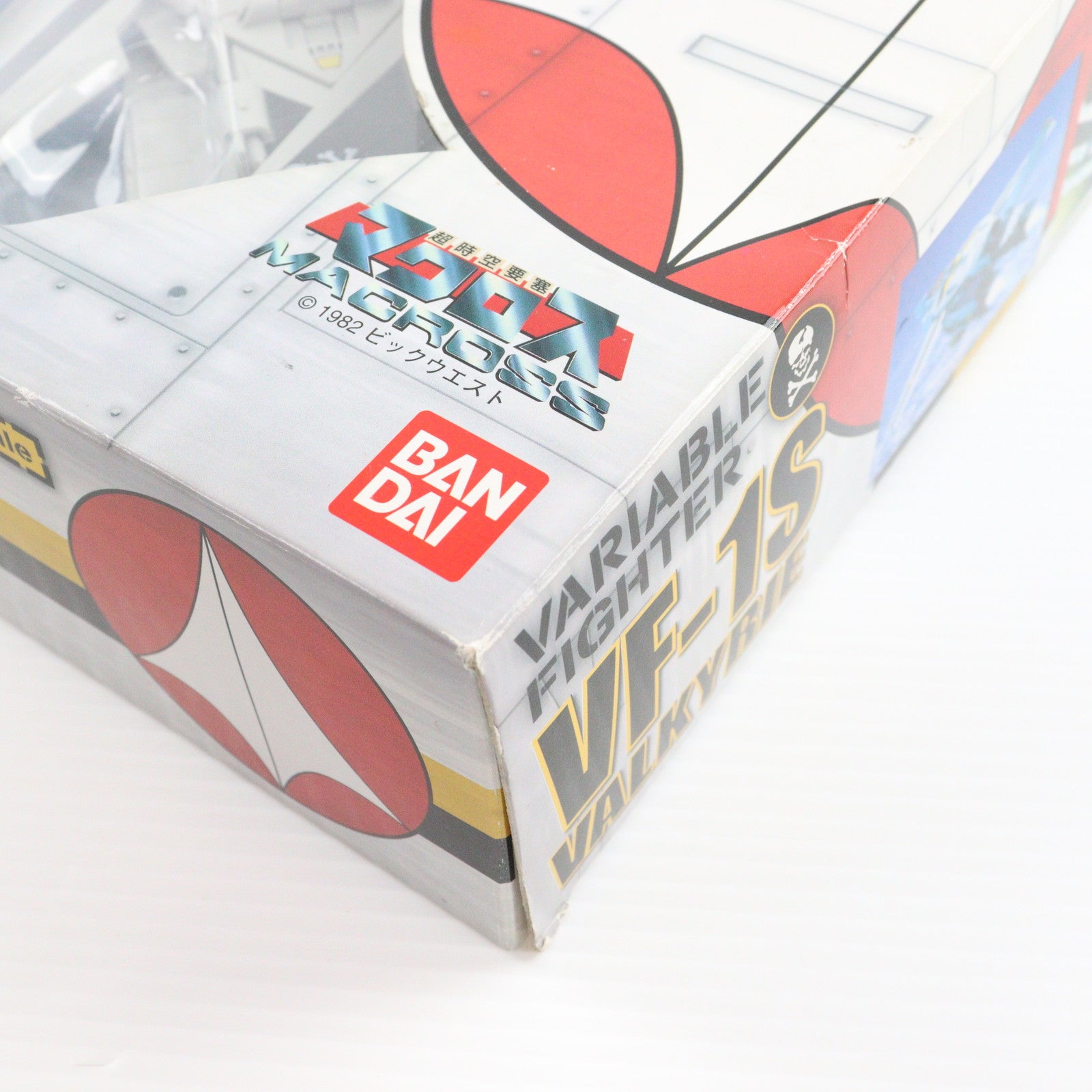 【中古即納】[TOY] VF-1S バルキリー ロイ・フォッカー機 超時空要塞マクロス 1/55完成トイ バンダイ(20020331)