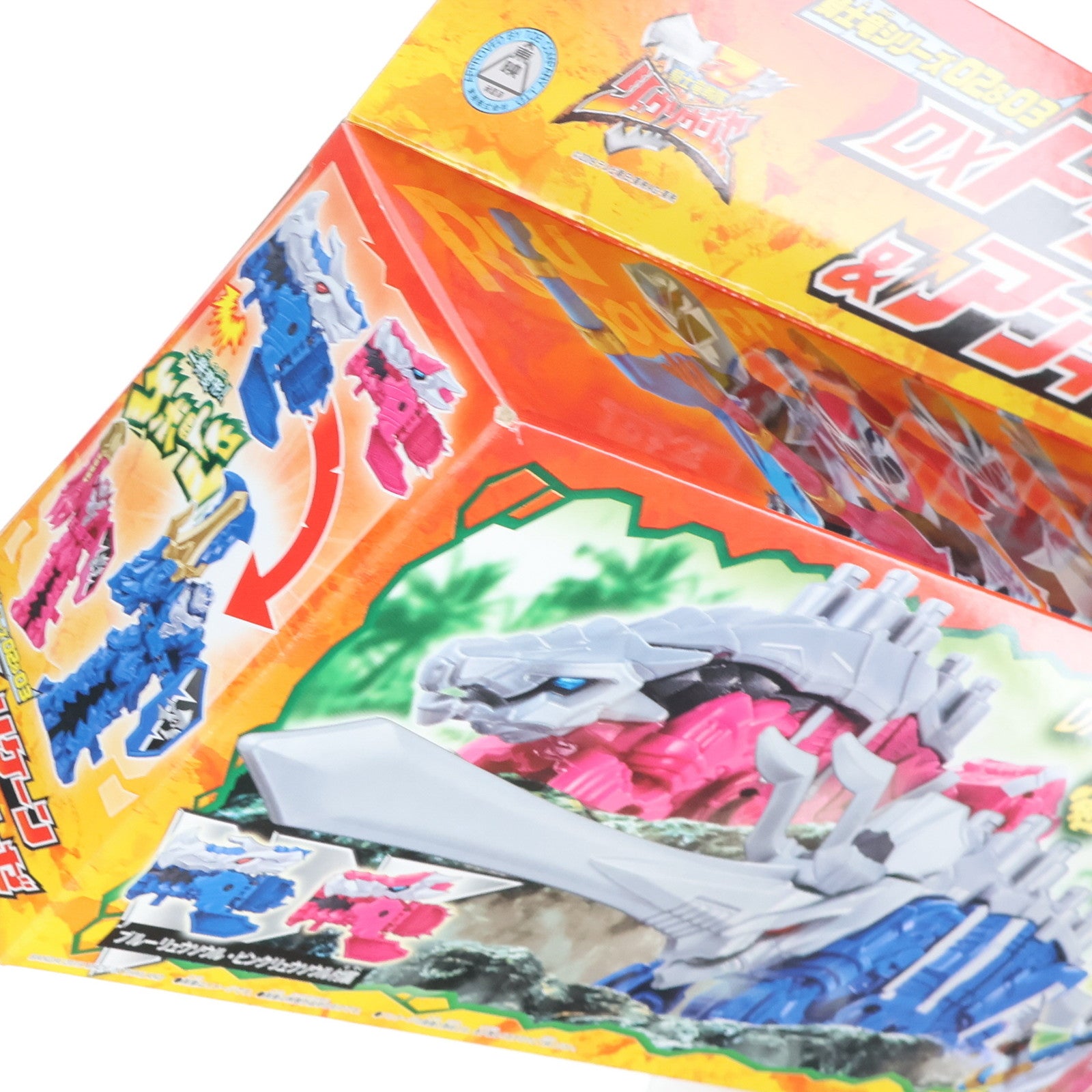 【中古即納】[TOY] 騎士竜シリーズ02&03 DXトリケーン&アンキローゼ 騎士竜戦隊リュウソウジャー 完成トイ バンダイ(20190316)