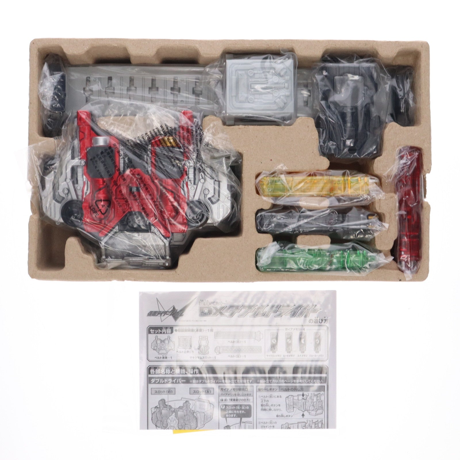 【中古即納】[TOY] 変身ベルト DXダブルドライバー 仮面ライダーW(ダブル) 完成トイ バンダイ(20090905)