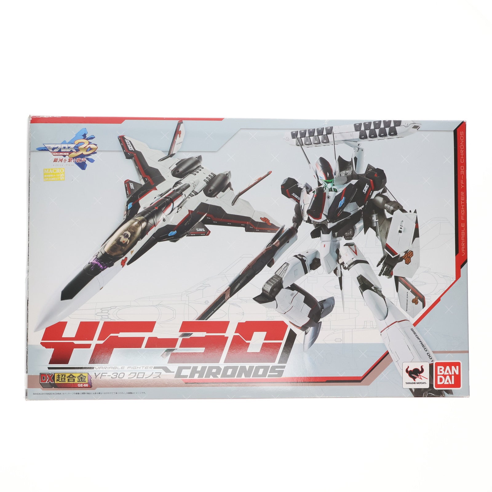 【中古即納】[TOY] DX超合金 YF-30 クロノス マクロス30 銀河を繋ぐ歌声 完成トイ バンダイ(20140809)