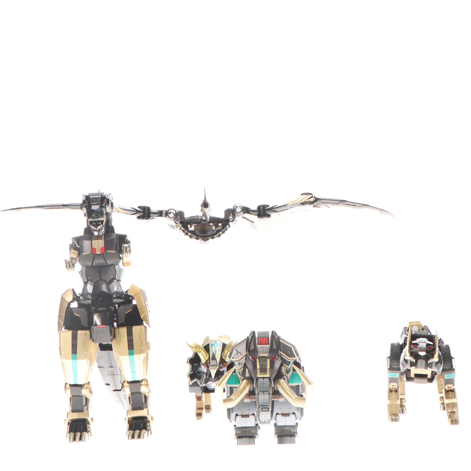 【中古即納】[TOY] 合機巧 DINO MEGAZORD(ダイノメガゾード) 大獣神 限定版 Black limited Edition パワーレンジャー 完成トイ Flame Toys(フレイムトイズ)(20231231)