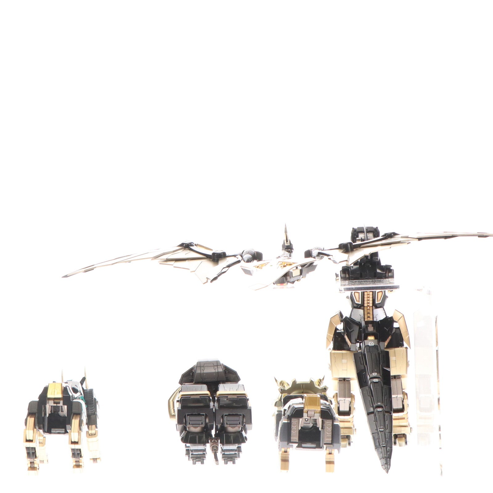 【中古即納】[TOY] 合機巧 DINO MEGAZORD(ダイノメガゾード) 大獣神 限定版 Black limited Edition パワーレンジャー 完成トイ Flame Toys(フレイムトイズ)(20231231)