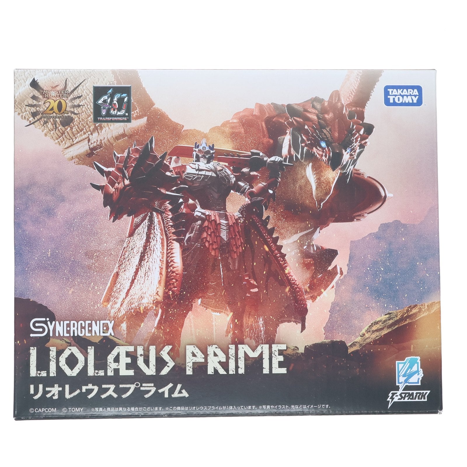 【中古即納】[TOY] T-SPARK トランスフォーマー リオレウスプライム モンスターハンター 完成トイ タカラトミー(20250726)