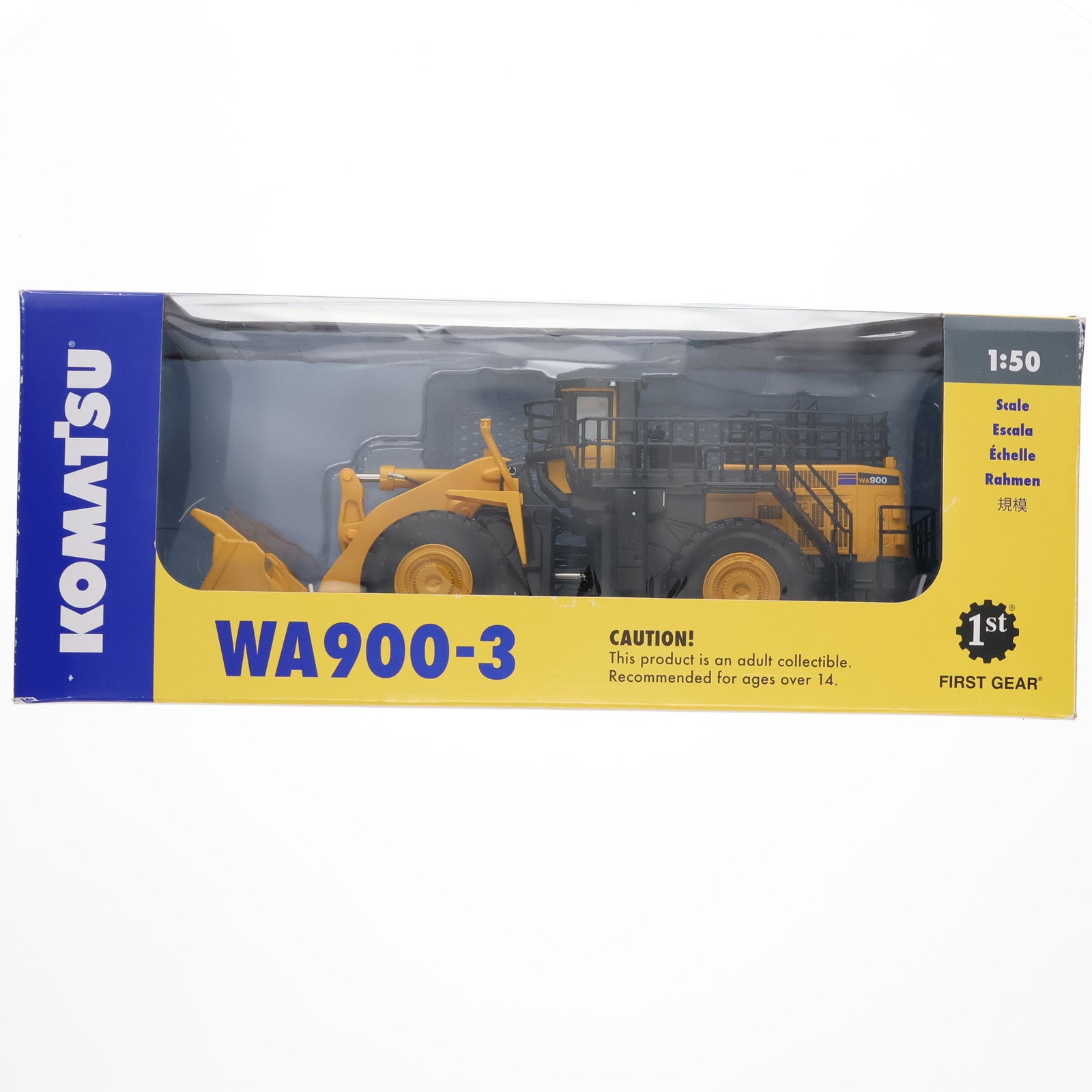 【中古即納】[MDL] 1/50 コマツ WA900-3 ホイールローダ 完成品 ミニカー(FG50-3301) FIRST GEAR(ファーストギア)(20190228)