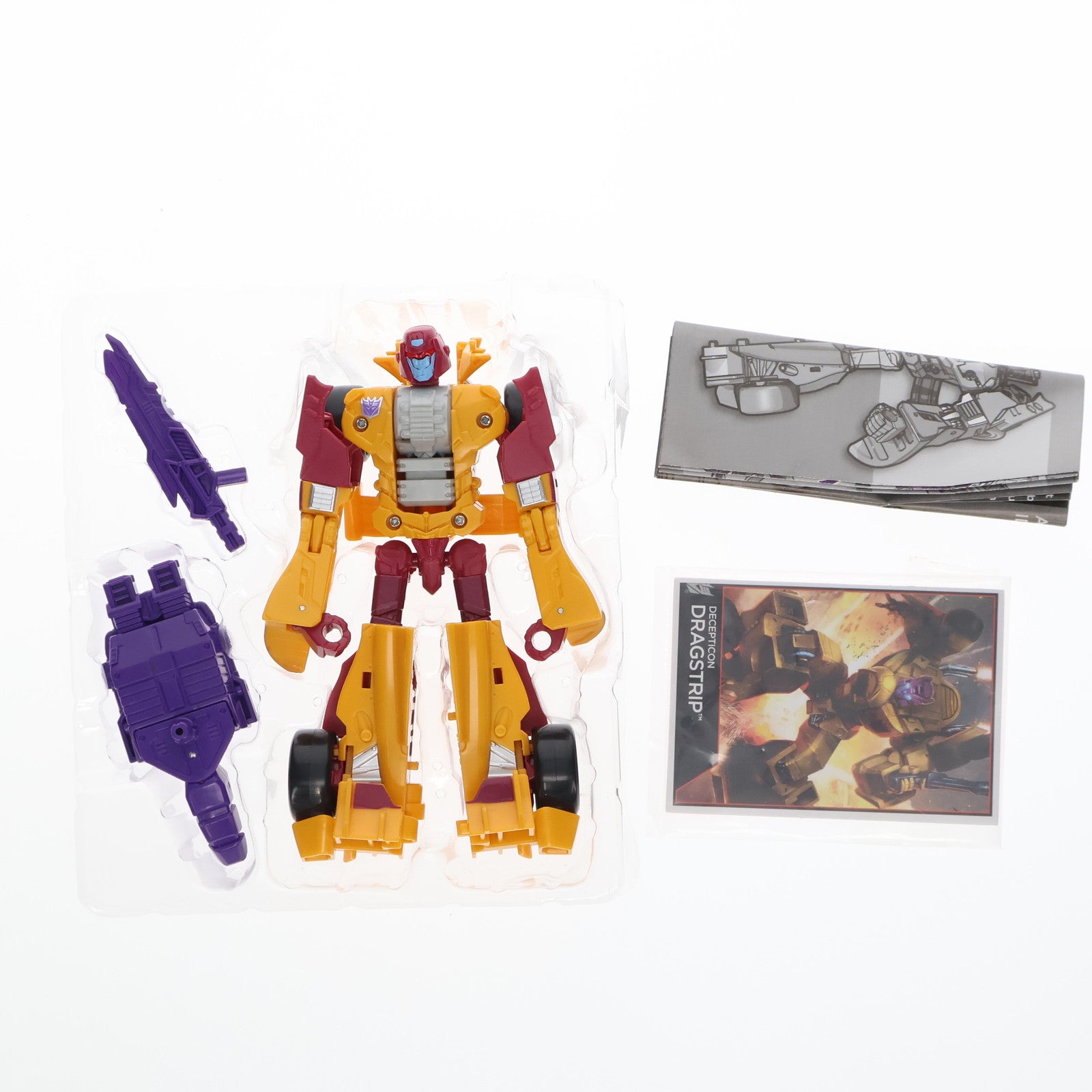 【中古即納】[TOY] トランスフォーマー コンバイナーウォーズ DRAGSTRIP(ドラッグストリップ) TFジェネレーションズ デラックスクラス 完成トイ ハズブロ(20141231)