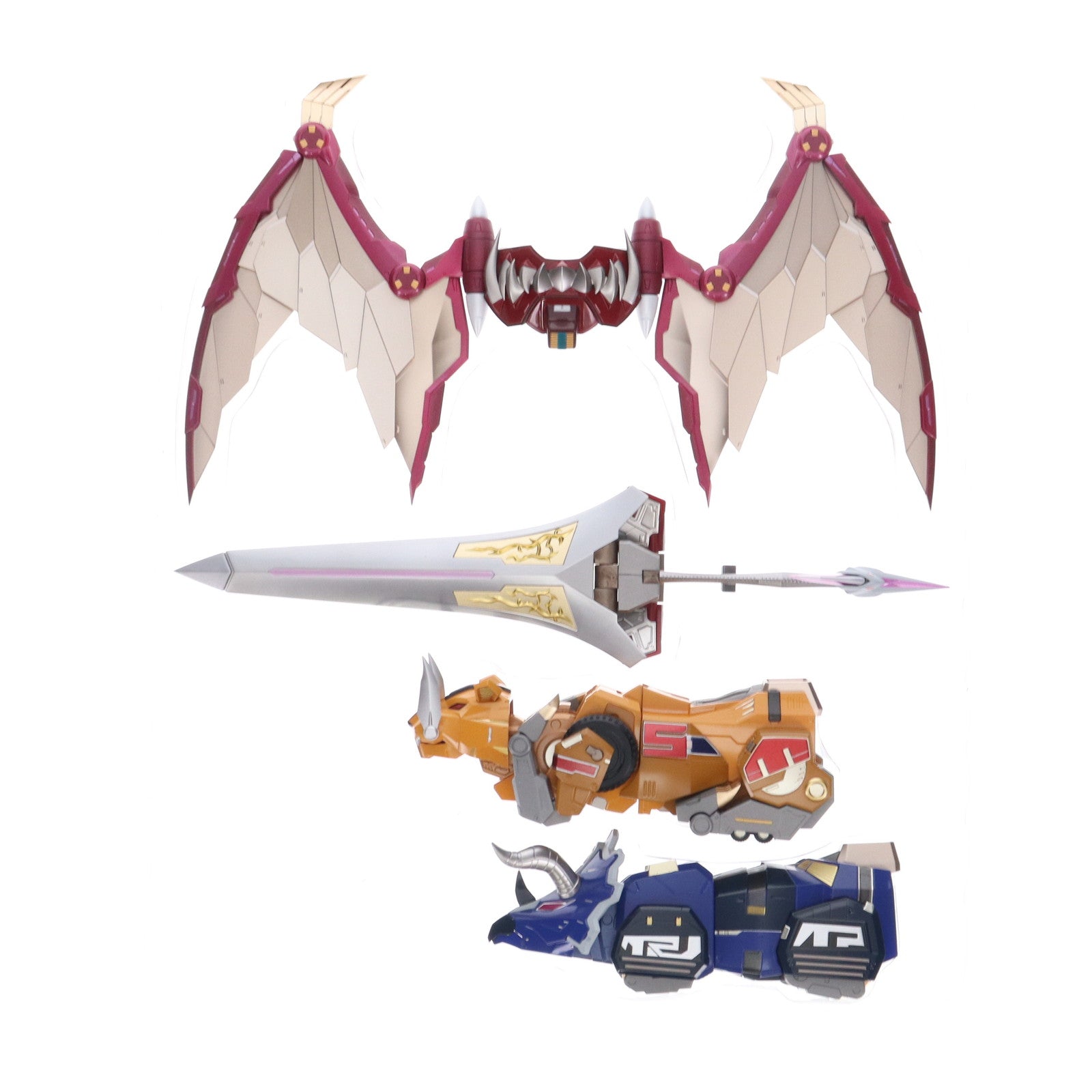 【中古即納】[TOY] 合機巧 DINO MEGAZORD(ダイノメガゾード) パワーレンジャー 完成トイ Flame Toys(フレイムトイズ)(20231231)