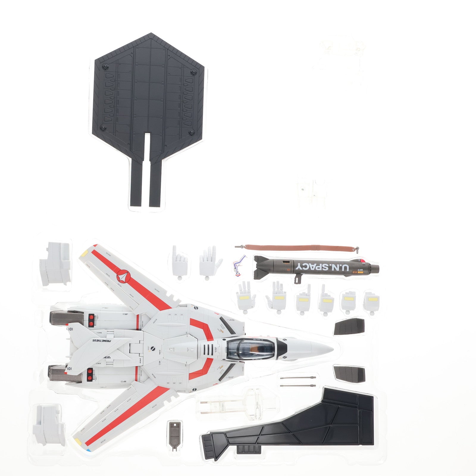 【中古即納】[TOY] DX超合金 VF-1J バルキリー(一条輝機) 初回限定版 超時空要塞マクロス 完成トイ バンダイ(20181229)
