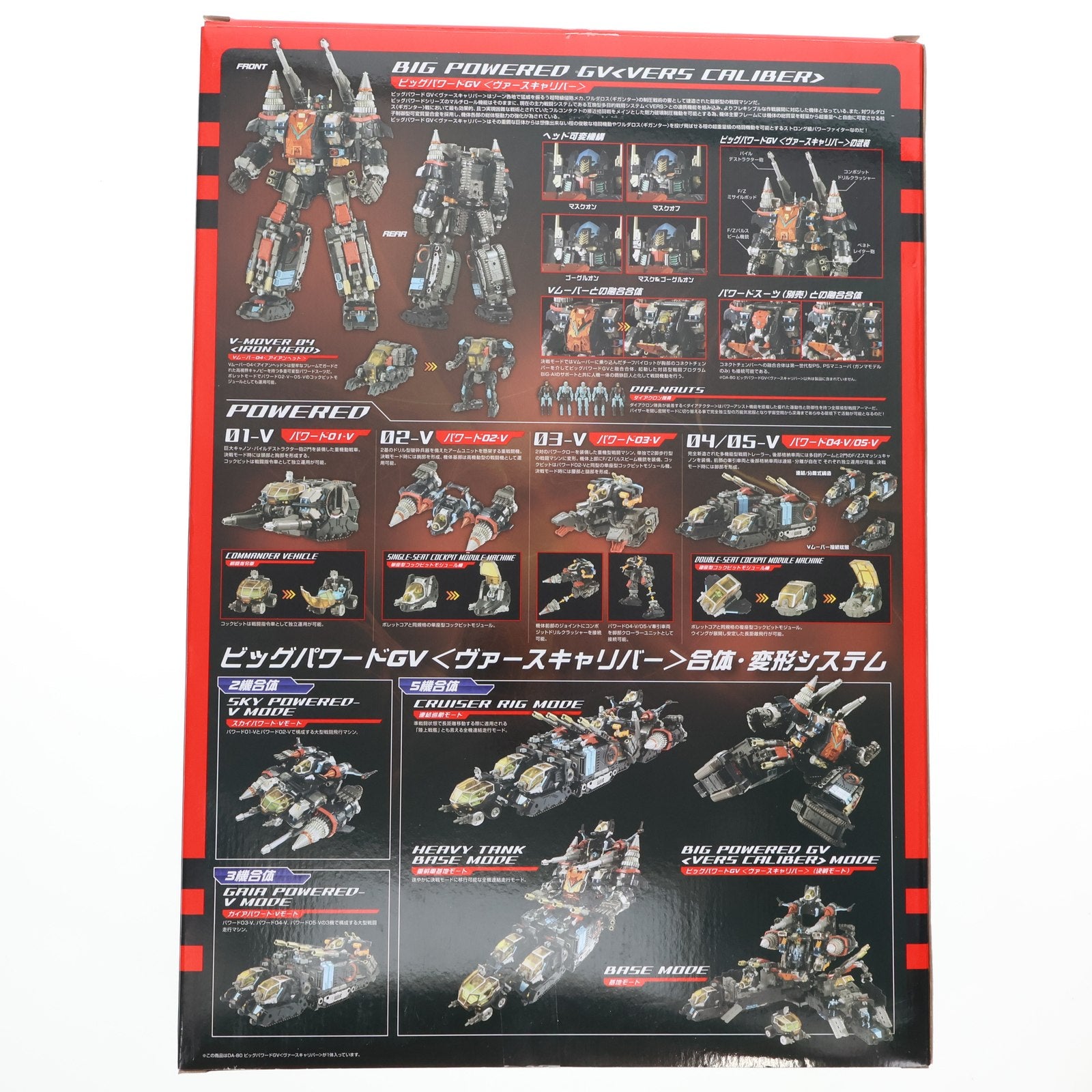 【中古即納】[TOY] ダイアクロン DA-80 ビッグパワードGV(ヴァースキャリバー) 完成トイ タカラトミー(20211229)