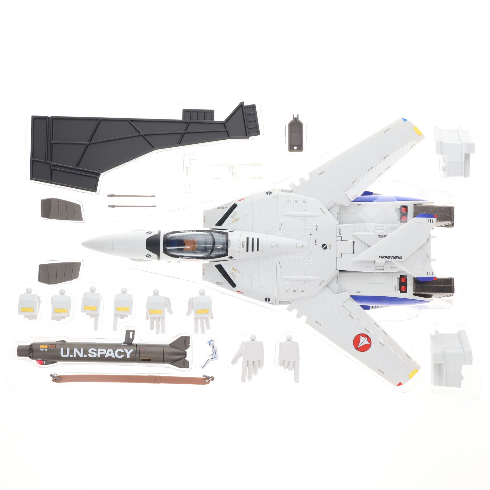 【中古即納】[TOY] DX超合金 VF-1A バルキリー(マクシミリアン・ジーナス機) 超時空要塞マクロス 完成トイ バンダイスピリッツ(20190921)
